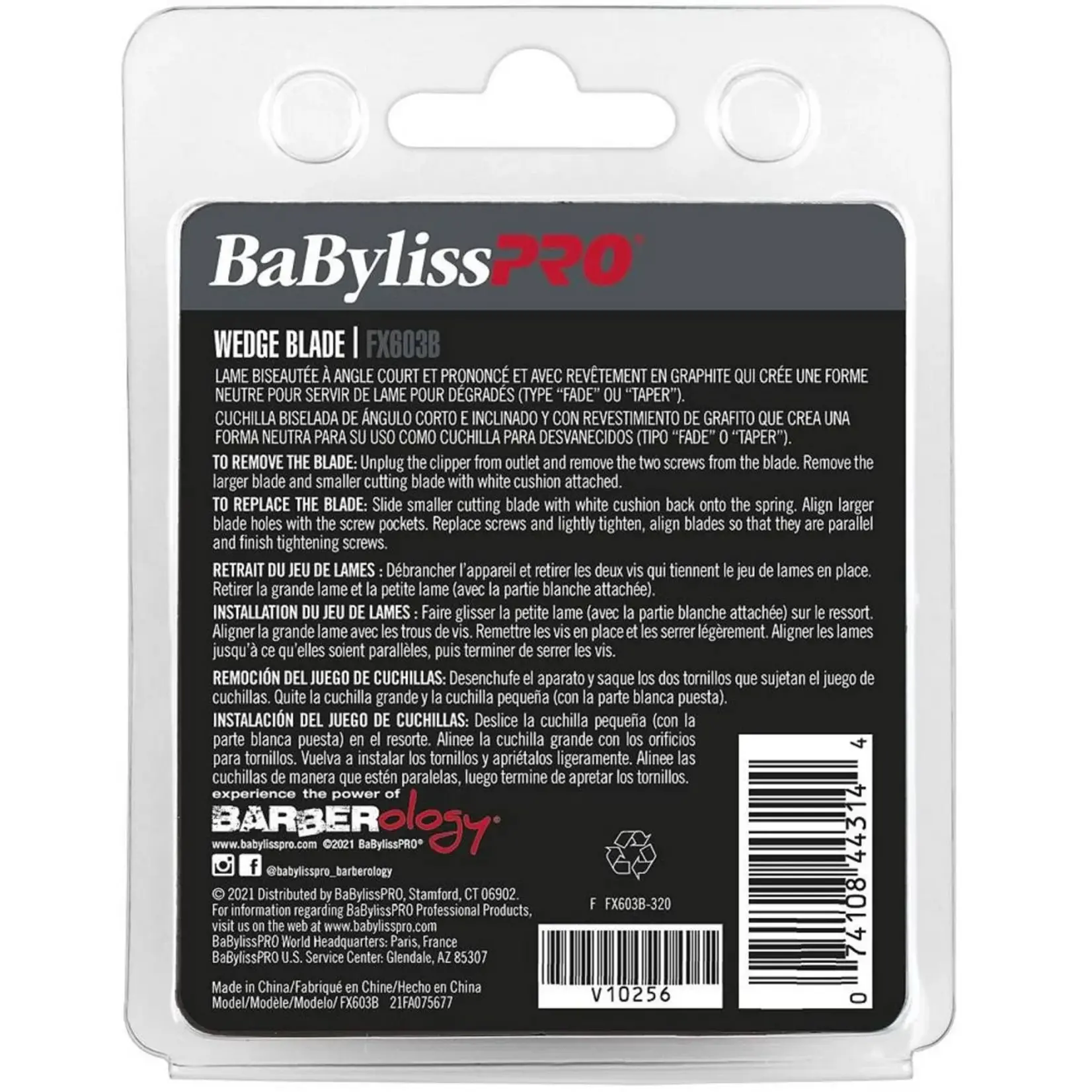 BABYLISS PRO Replacement Black Graphite Tri-Blade