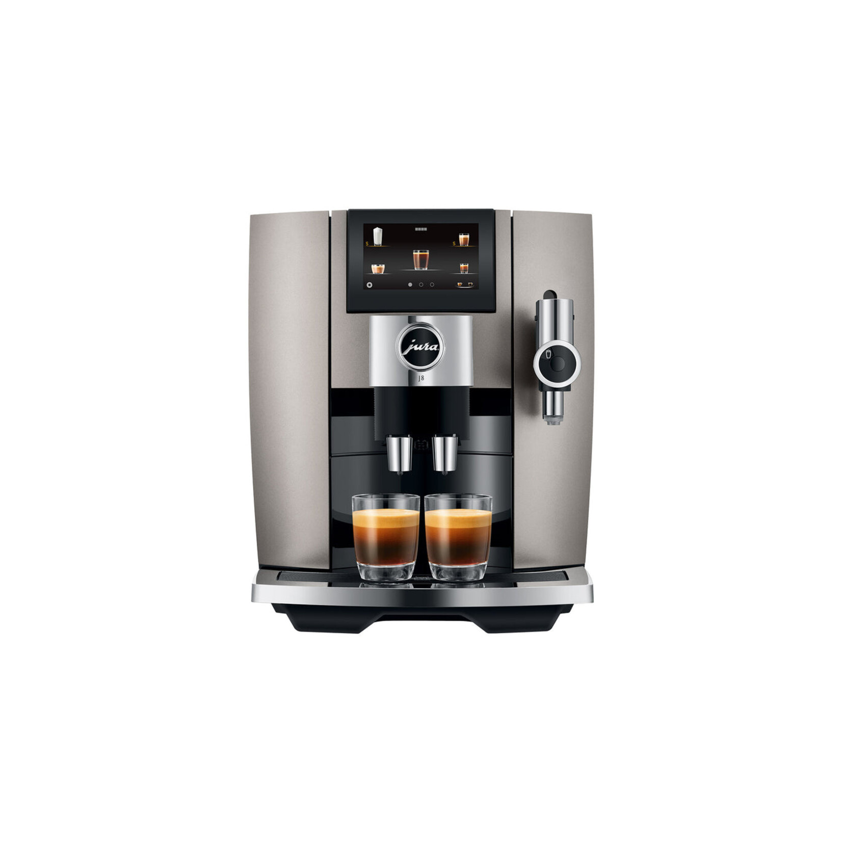 JURA Espresso automatique J8 Midnight Silver (Commande spéciale)