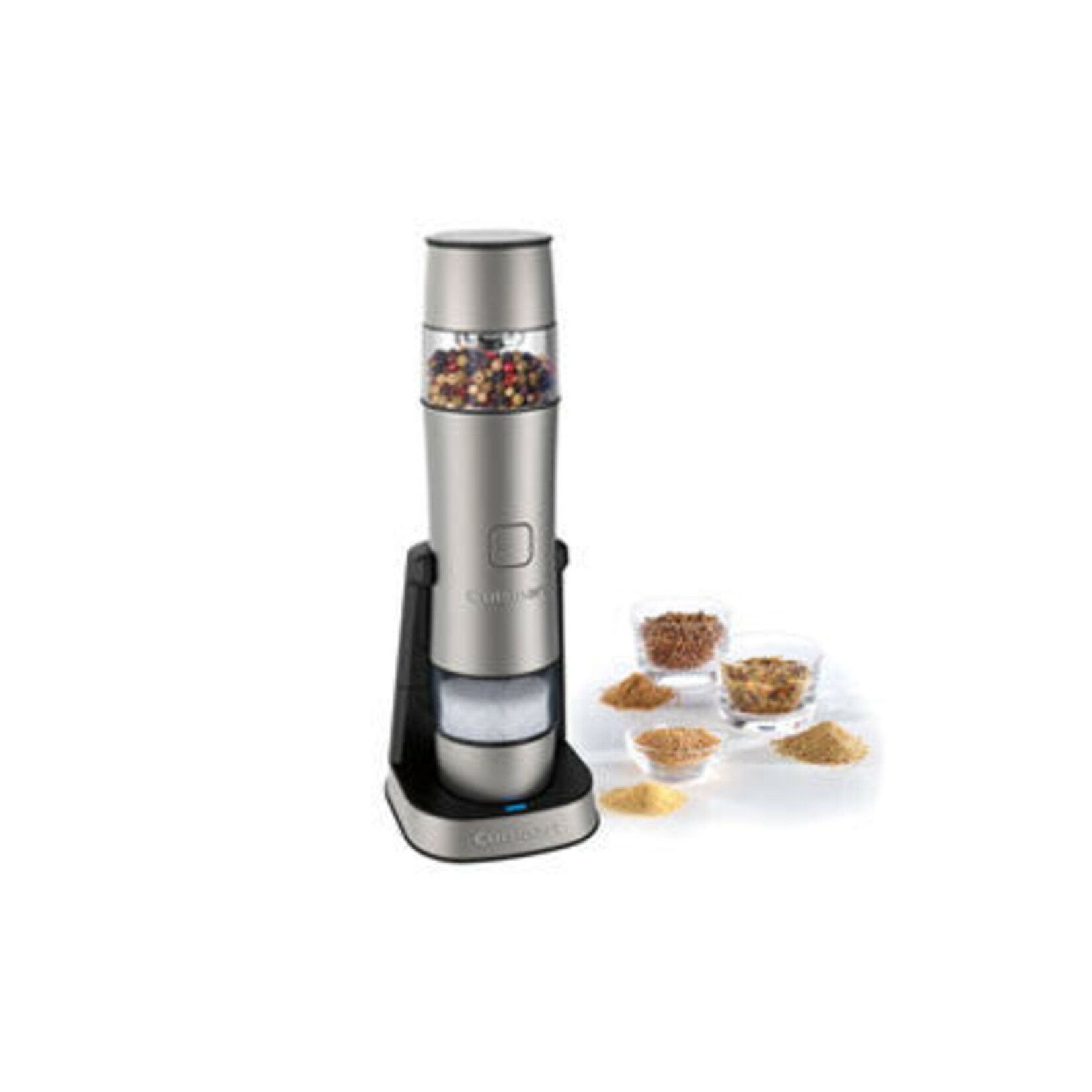 CUISINART Moulin Duo sel/poivre rechargeable inox