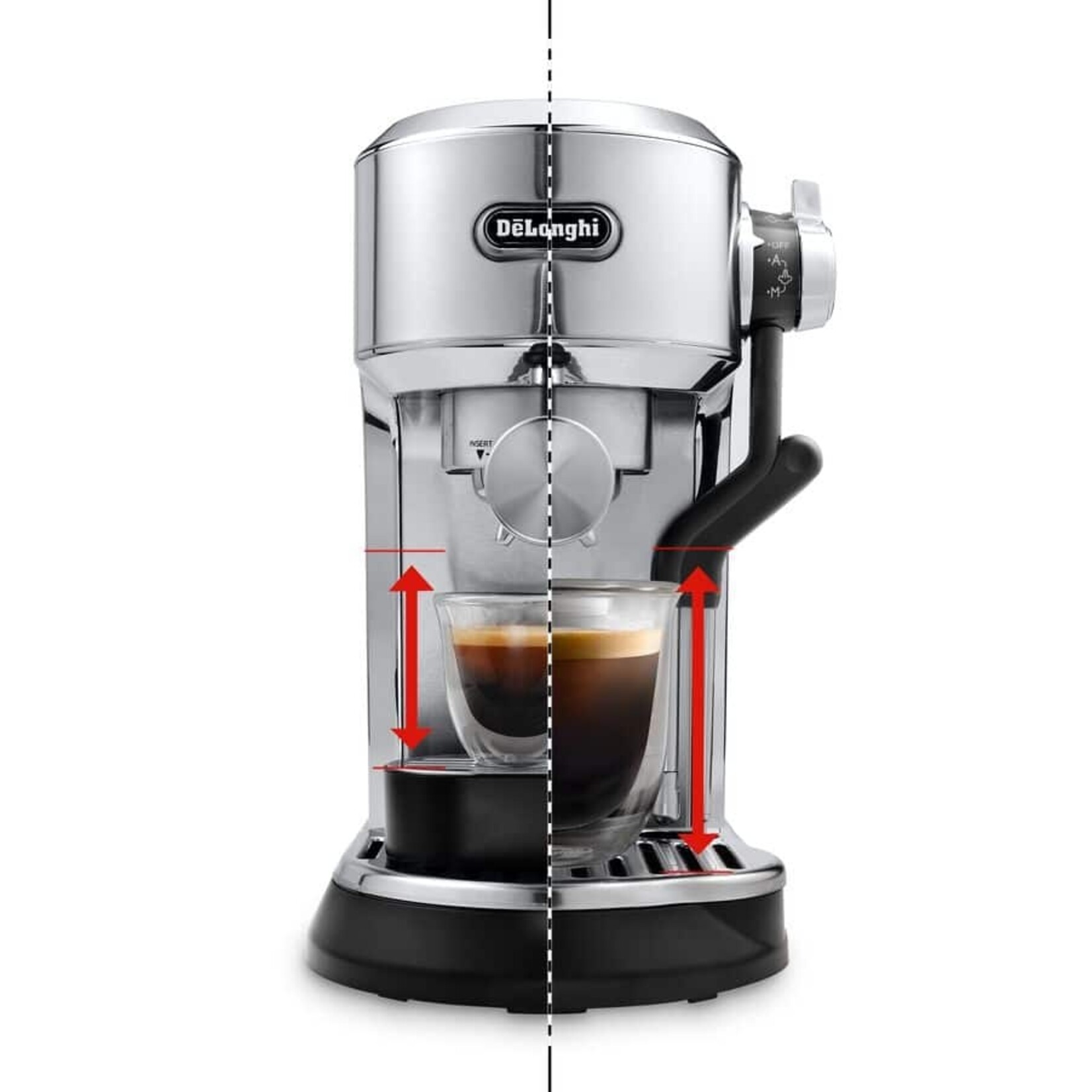 DELONGHI Dedica Maestro Plus Espresso Machine with Automatic Steam Wand
