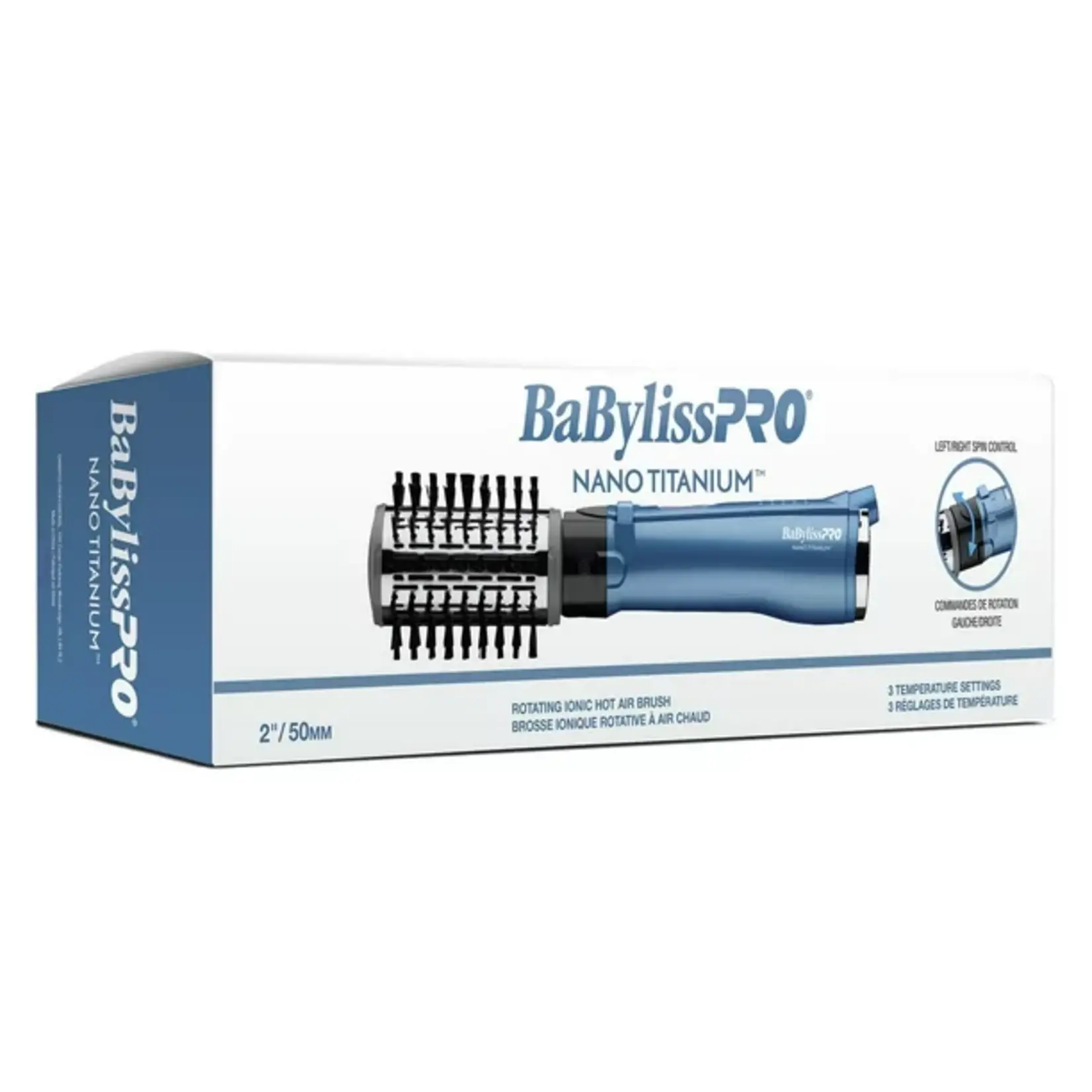 BABYLISS PRO Nano Titanium™ Rotating Ionic Hot Air Brush