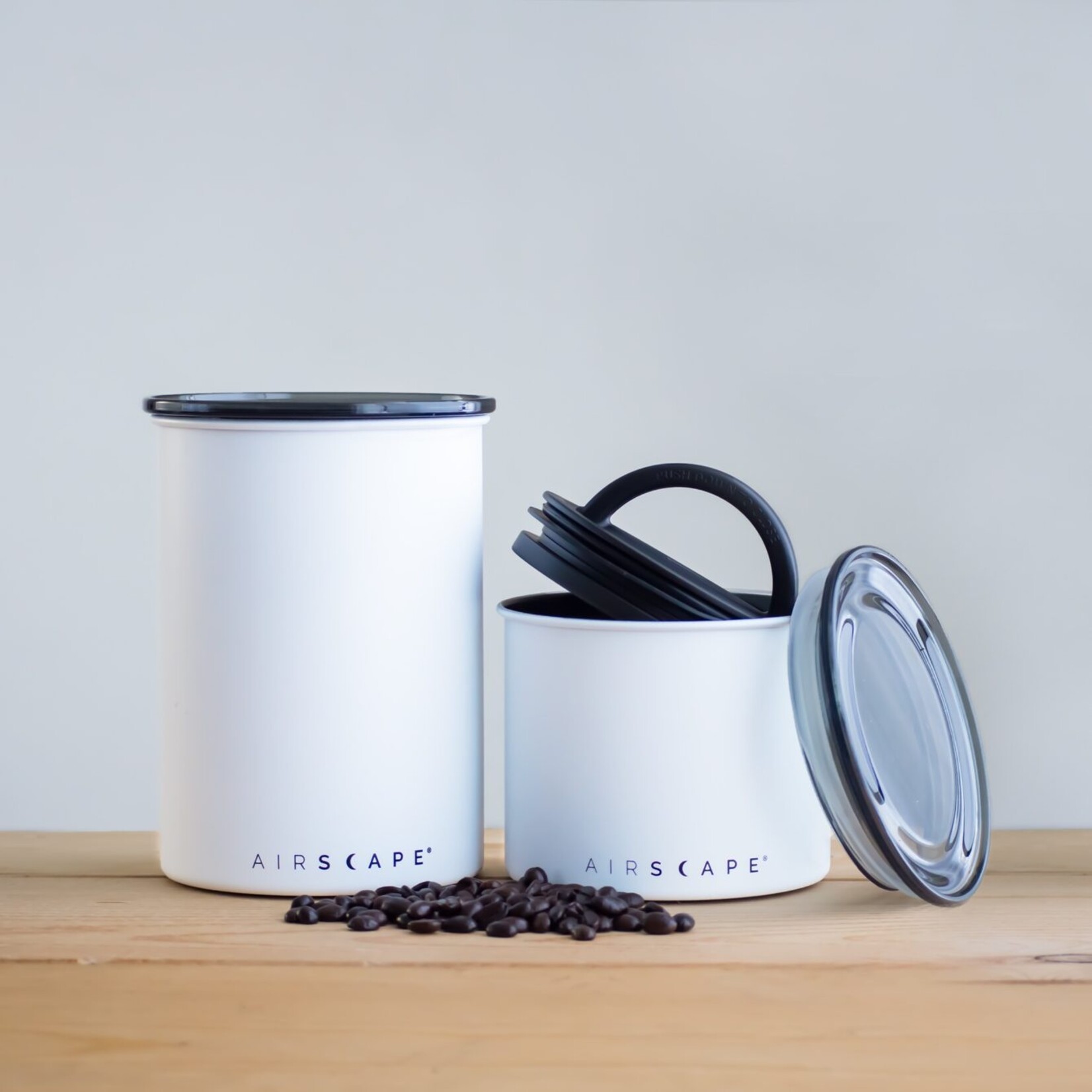 PLANETARY DESIGN Airscape Classic 1 lb Coffee Canister, Matte Black
