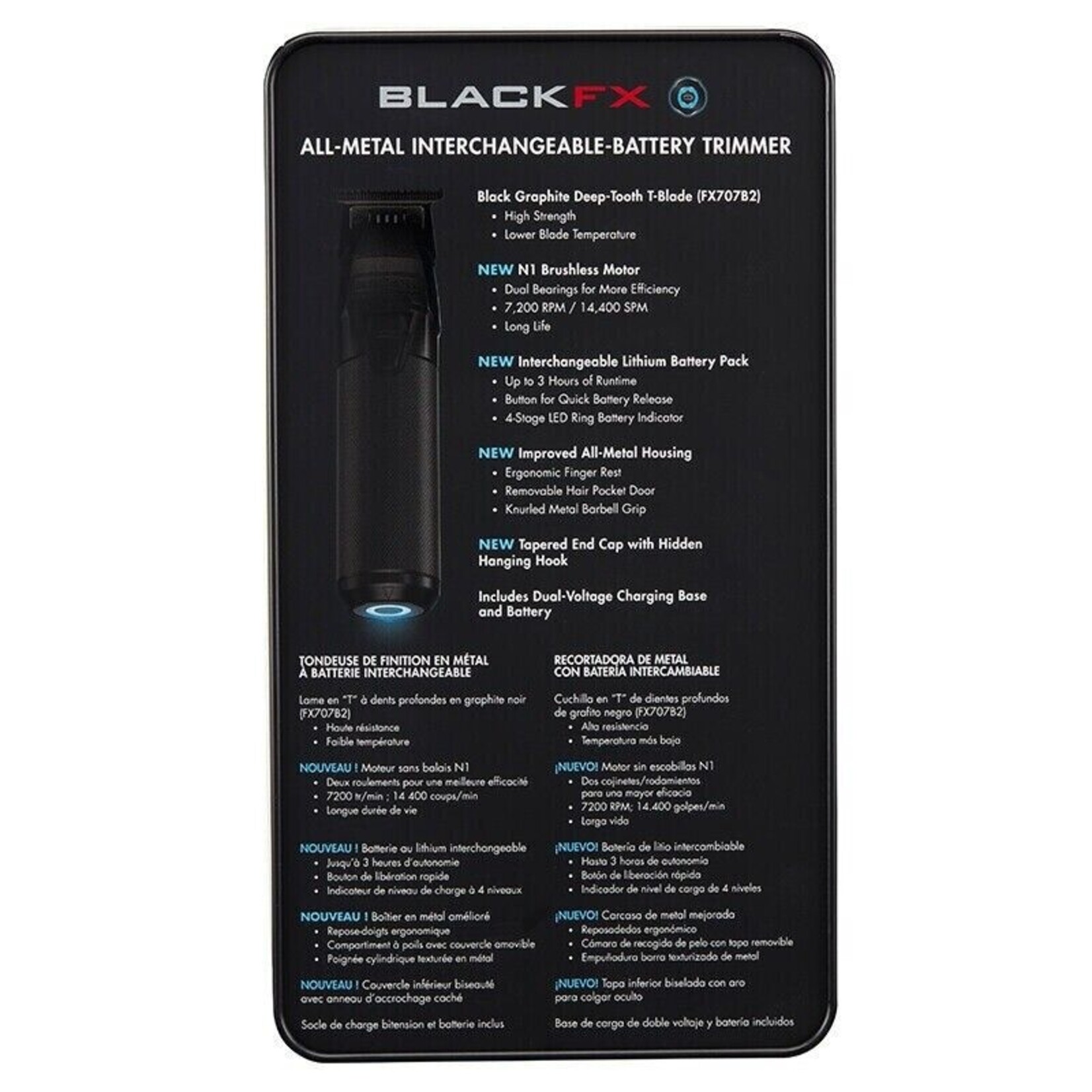 BABYLISS PRO Tondeuse de finition BlackFX one