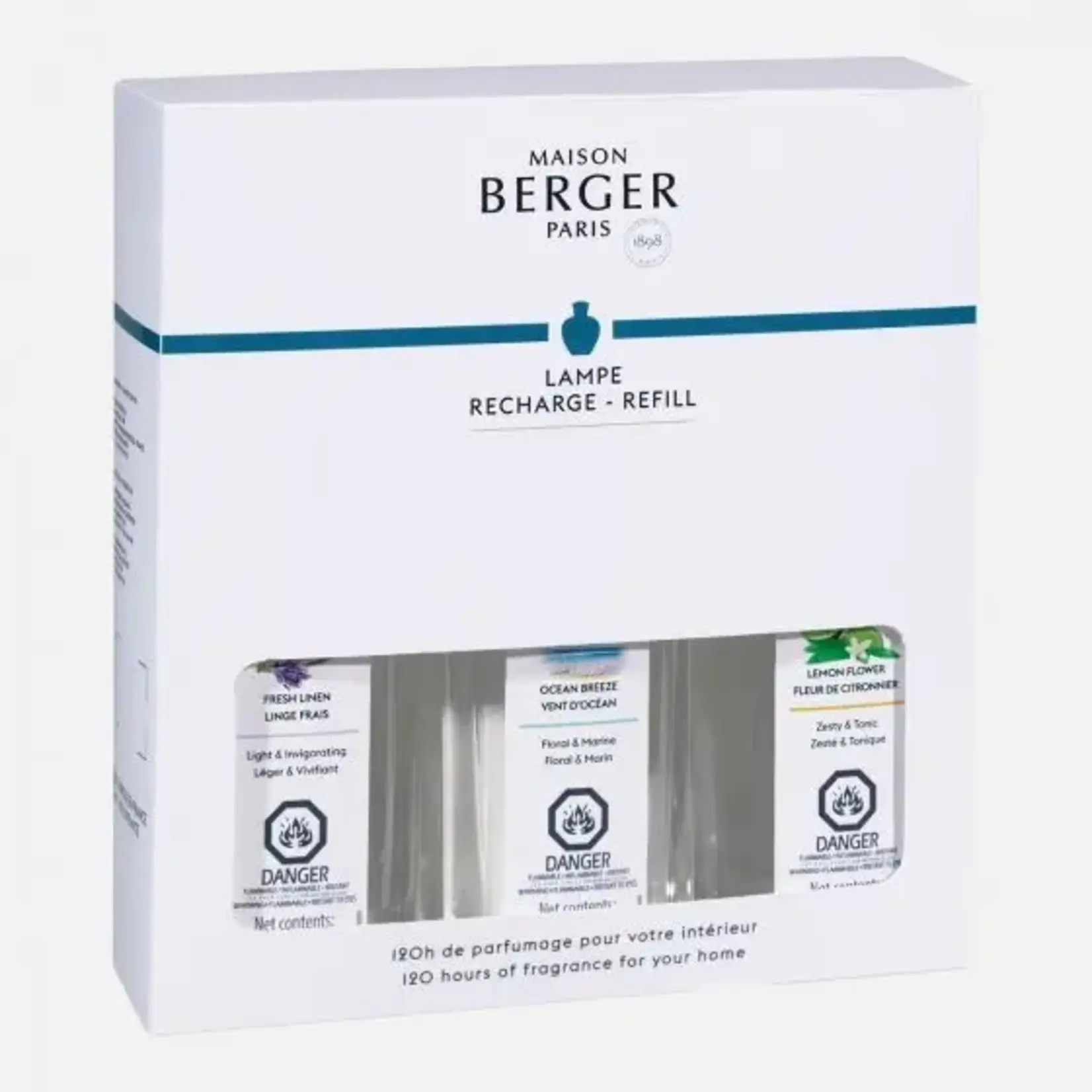 LAMPE BERGER TRIO PACK FRAIS 3 X 250ML