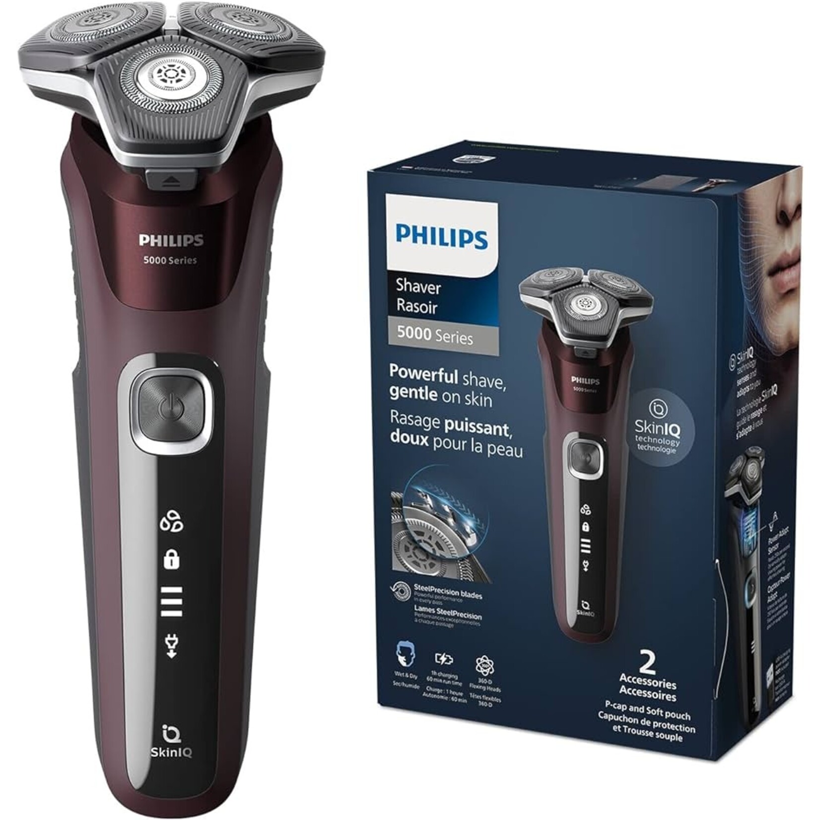 PHILIPS Rasoir rechargeable série 5000