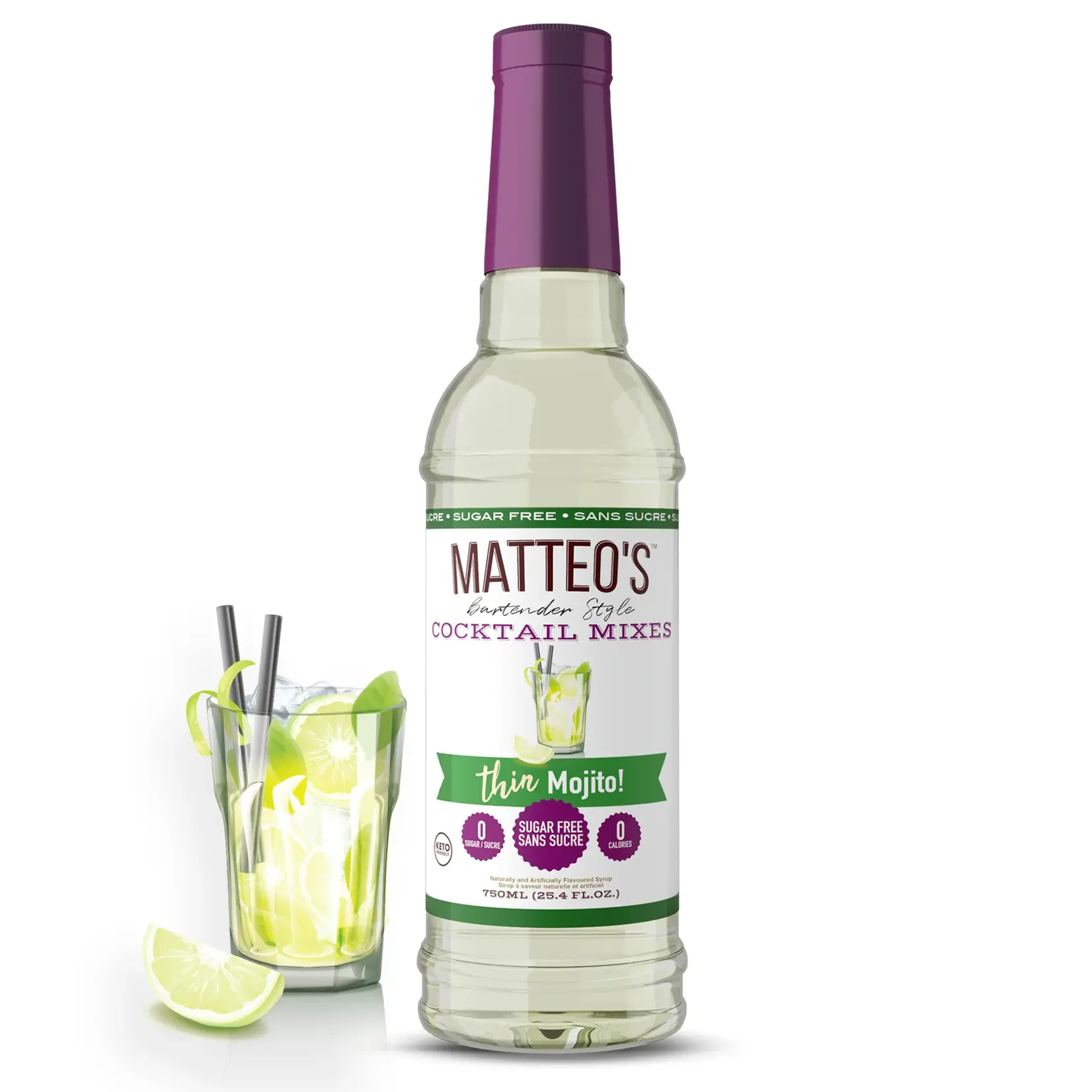 MATTEO'S Sugar Free Cocktail Mixes - Mojito