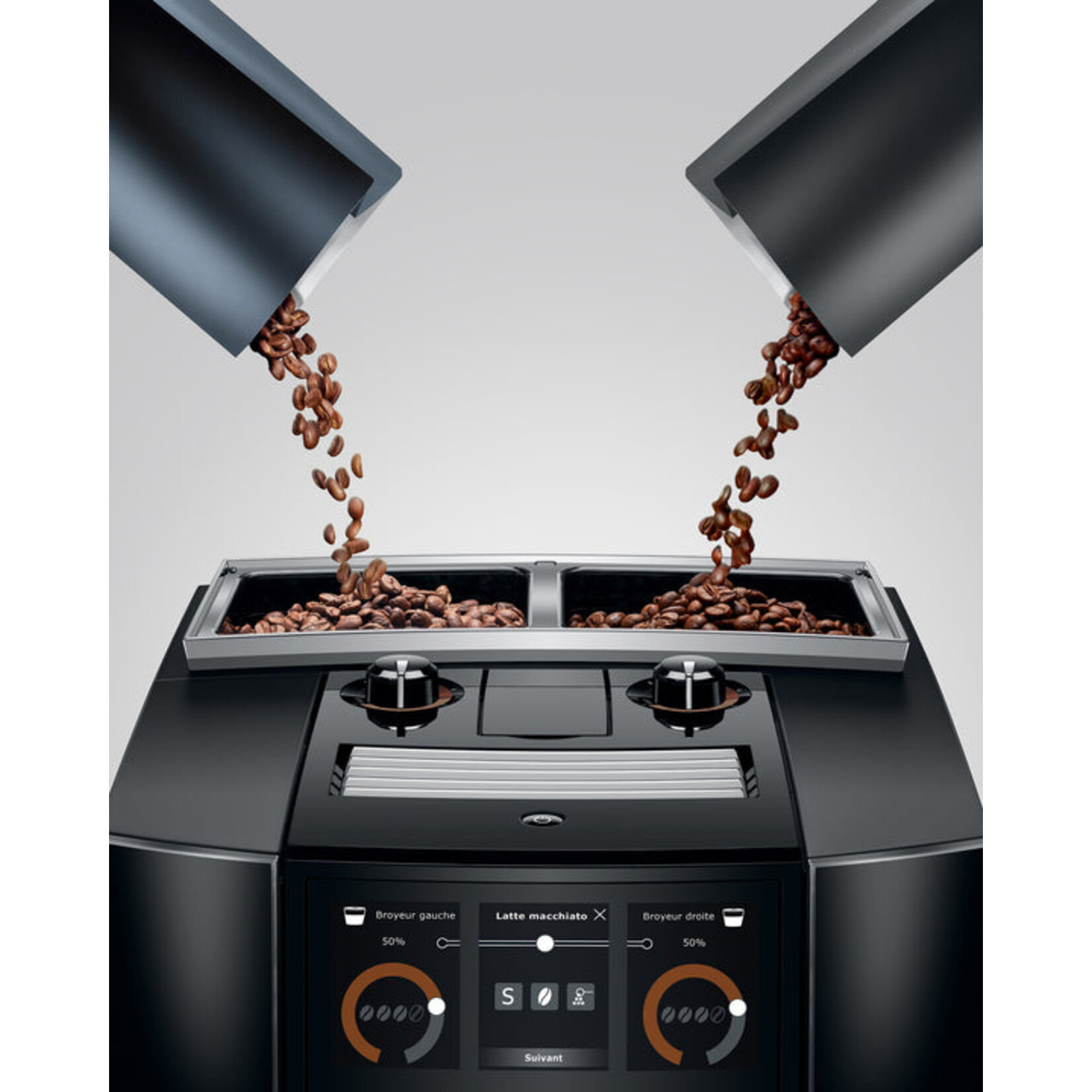 JURA J8 Twin espresso machine, Diamond Black