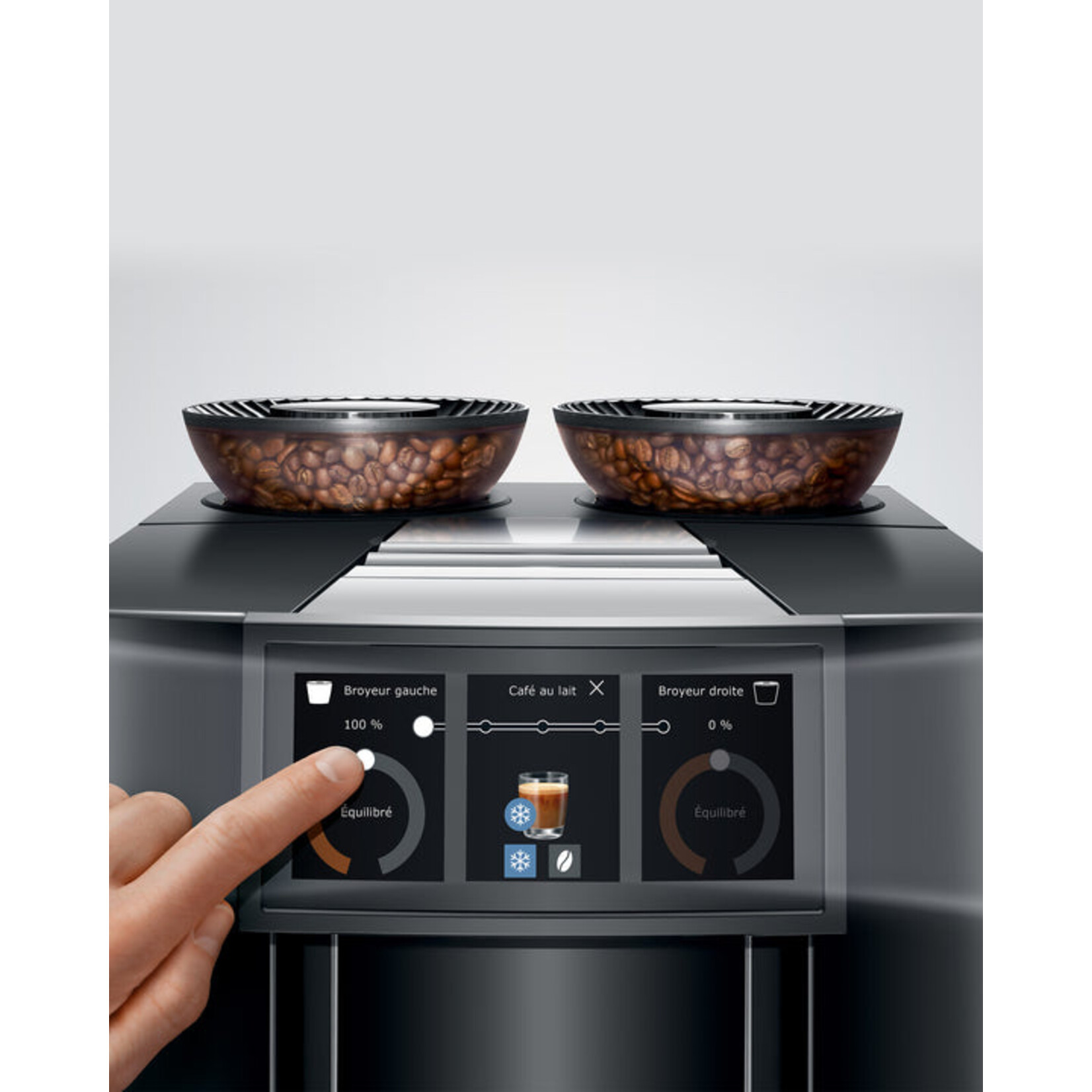 JURA GIGA 10 espresso machine, Piano Black