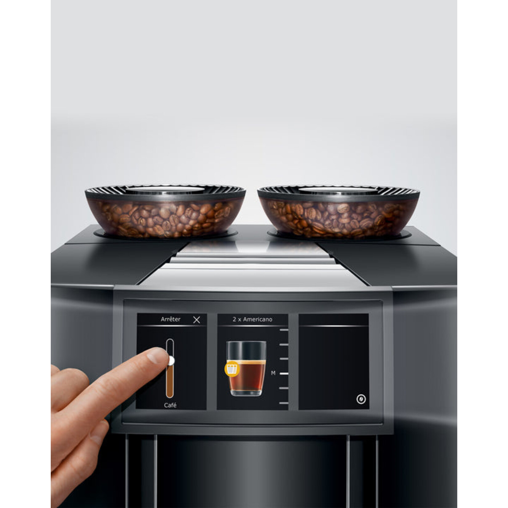 JURA GIGA 10 espresso machine, Piano Black