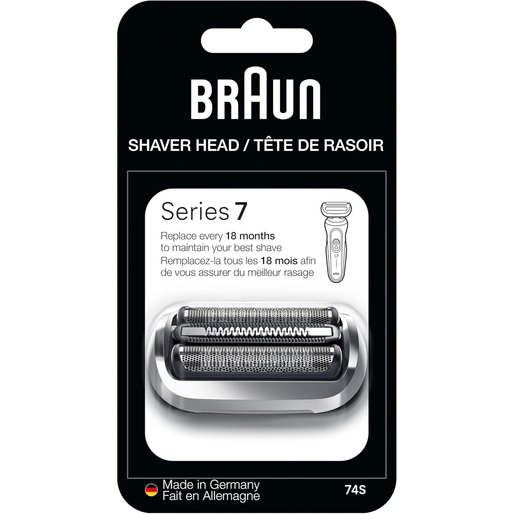 BRAUN Series 7 Electric Shaver Replacement Head 74S
