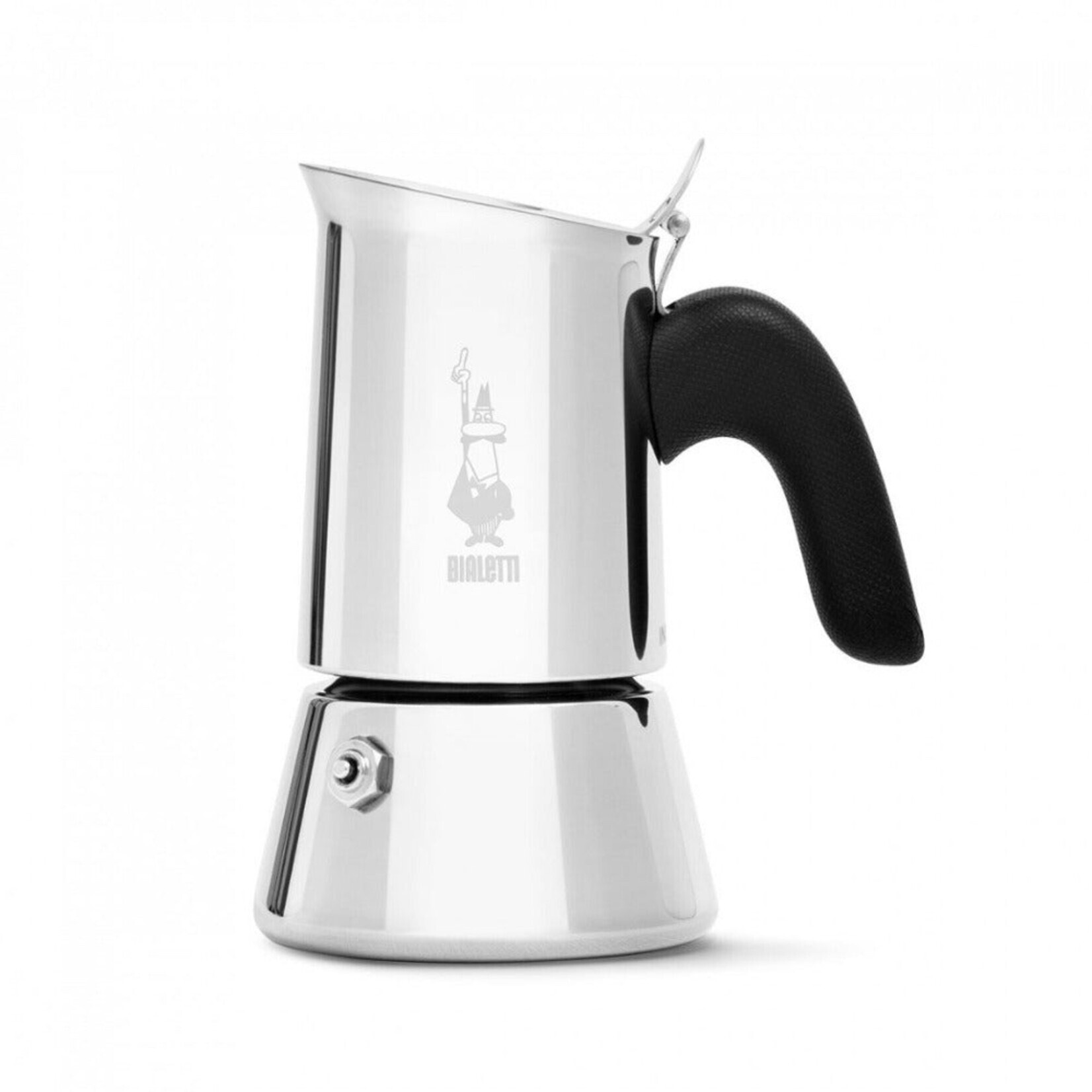 BIALETTI Cafetière à induction en acier inoxydable 10T