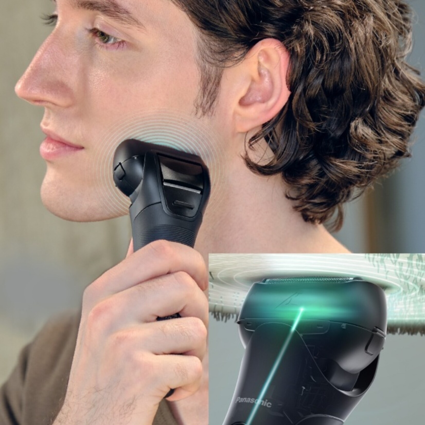 PANASONIC 3 blades rechargeable shaver