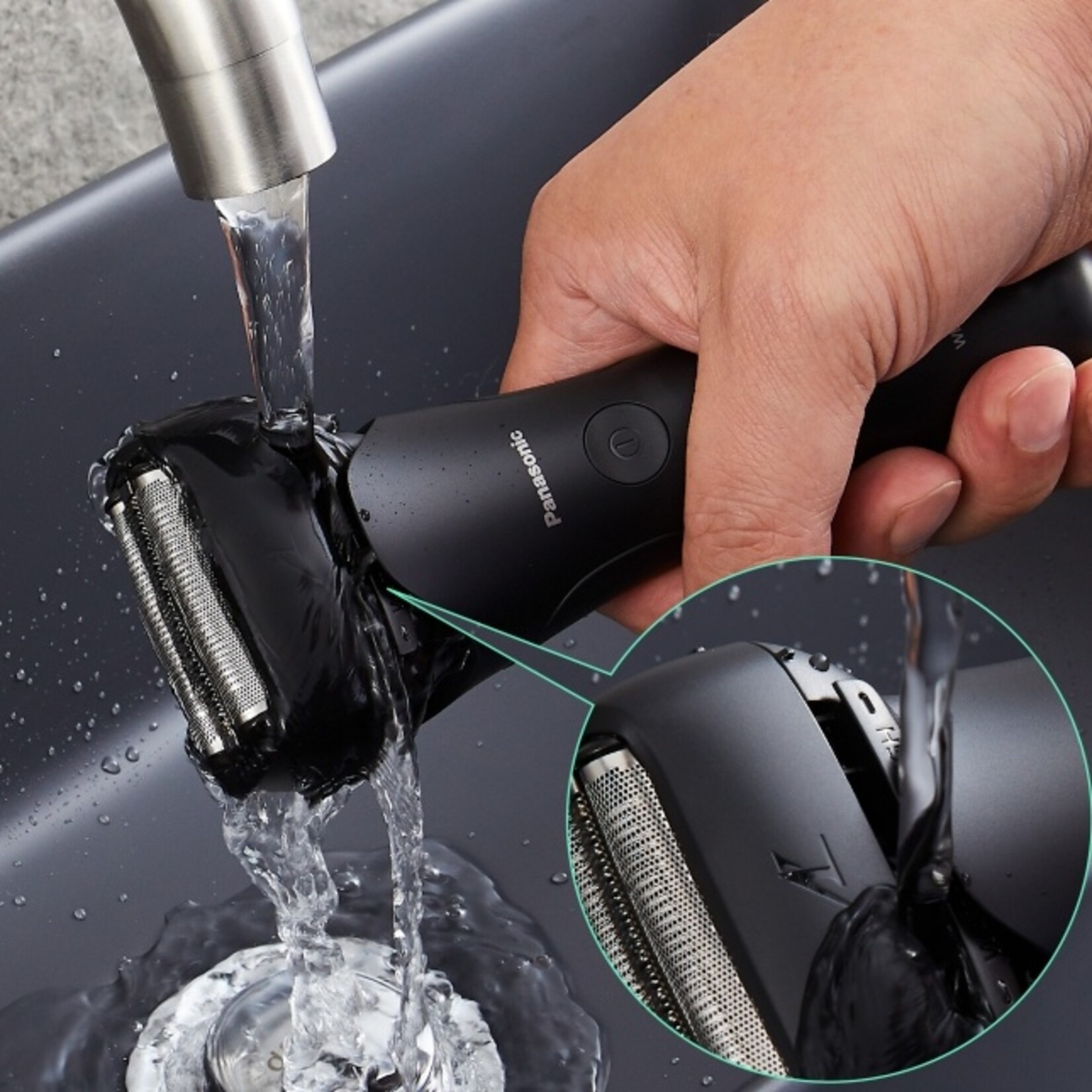 PANASONIC 3 blades rechargeable shaver