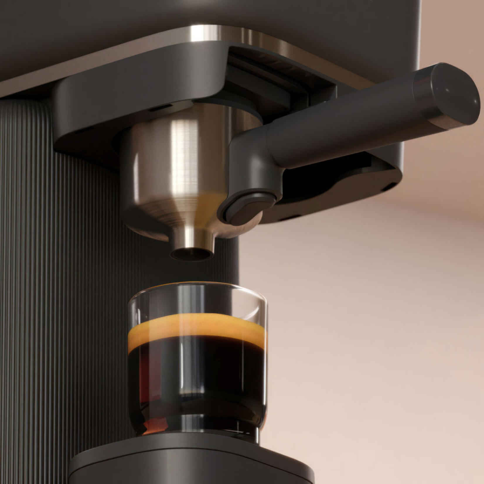 PHILIPS Baristina espresso semi-automatique avec mousseur - noire