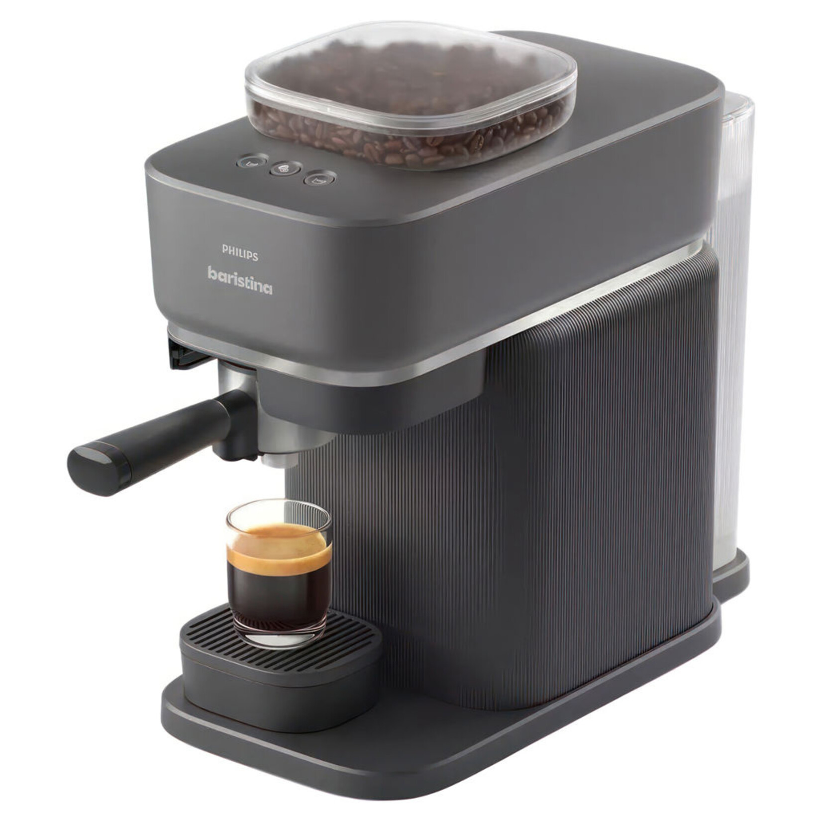 PHILIPS Baristina espresso semi-automatique avec mousseur - noire