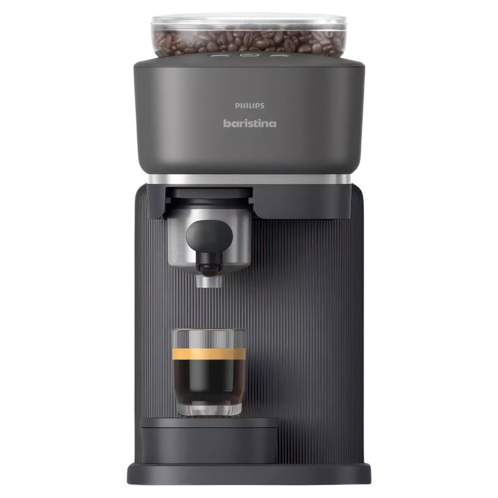 PHILIPS Baristina espresso semi-automatique avec mousseur - noire