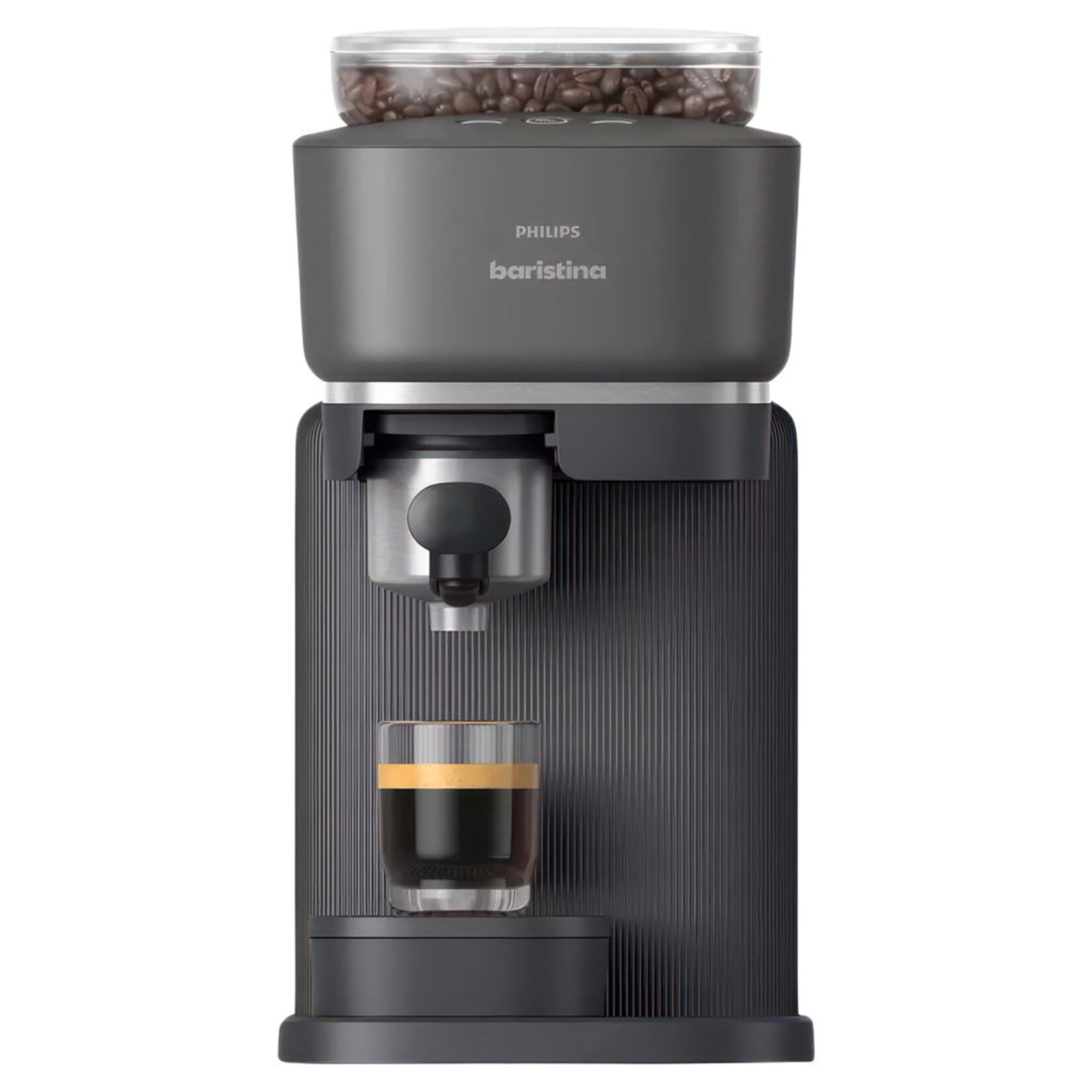 PHILIPS Baristina semi-automatic espresso with frother - black