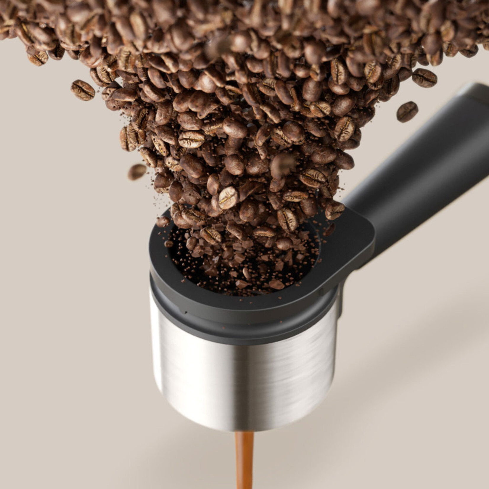 PHILIPS Baristina semi-automatic espresso with frother - black