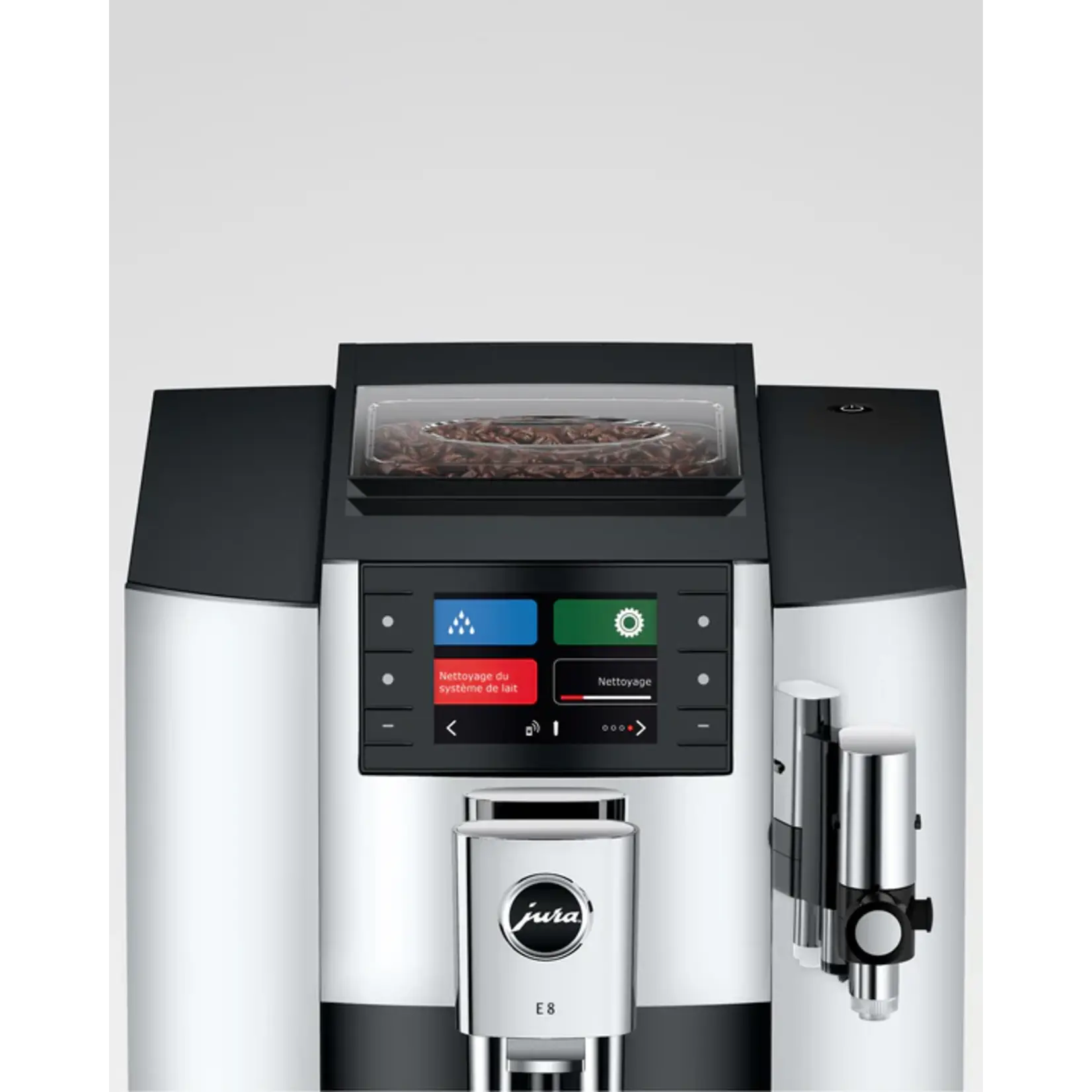 JURA E8 espresso machine, Chrome