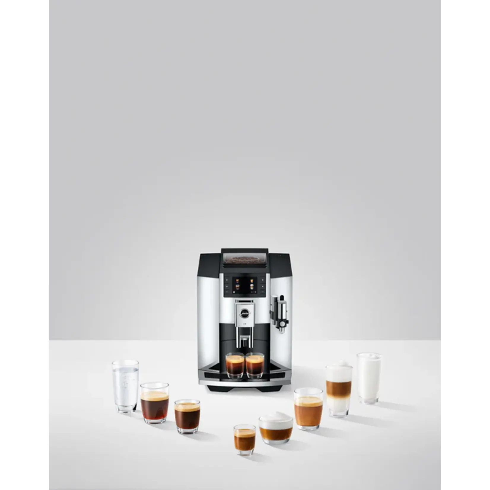JURA E8 espresso machine, Chrome