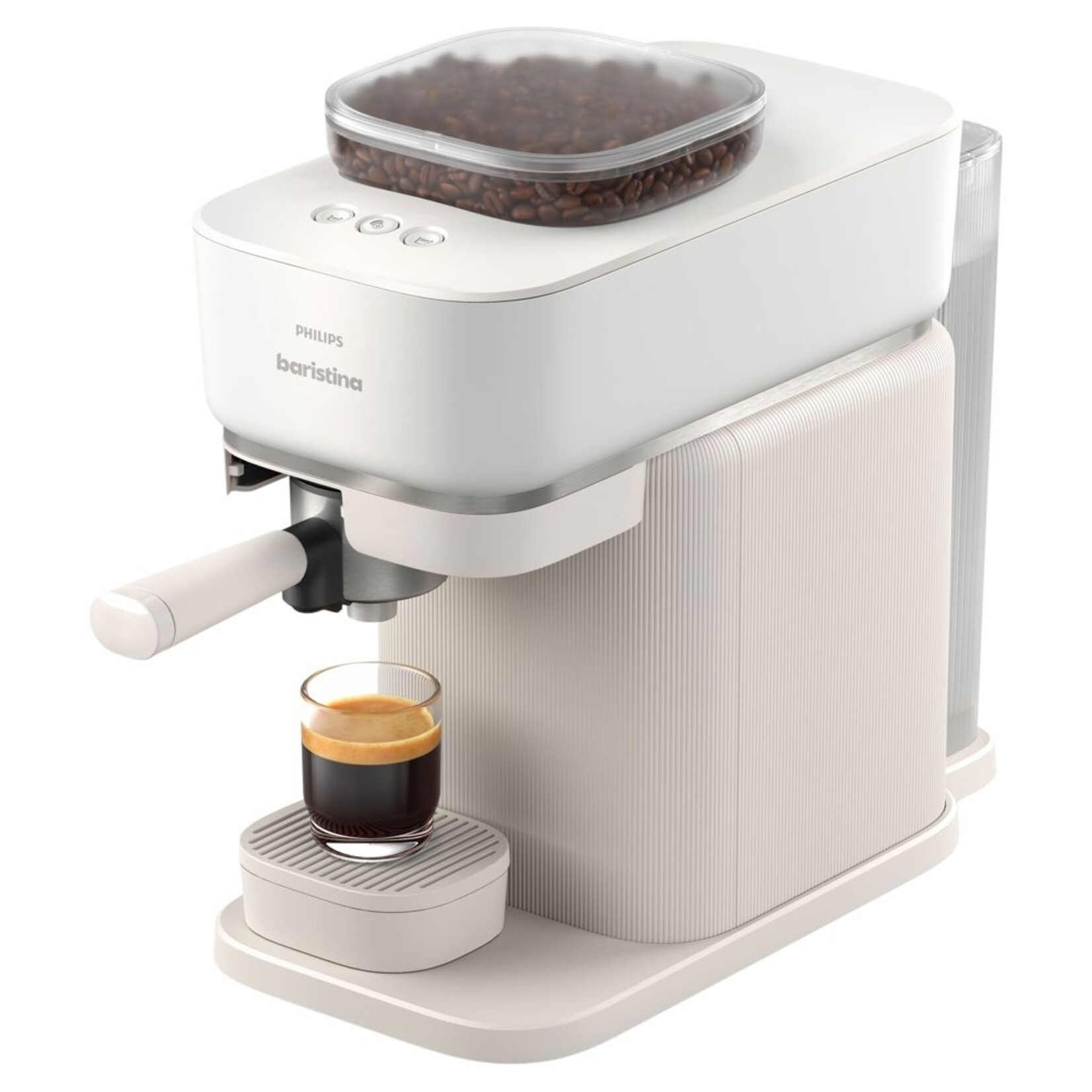 PHILIPS Baristina semi-automatic espresso with frother - white
