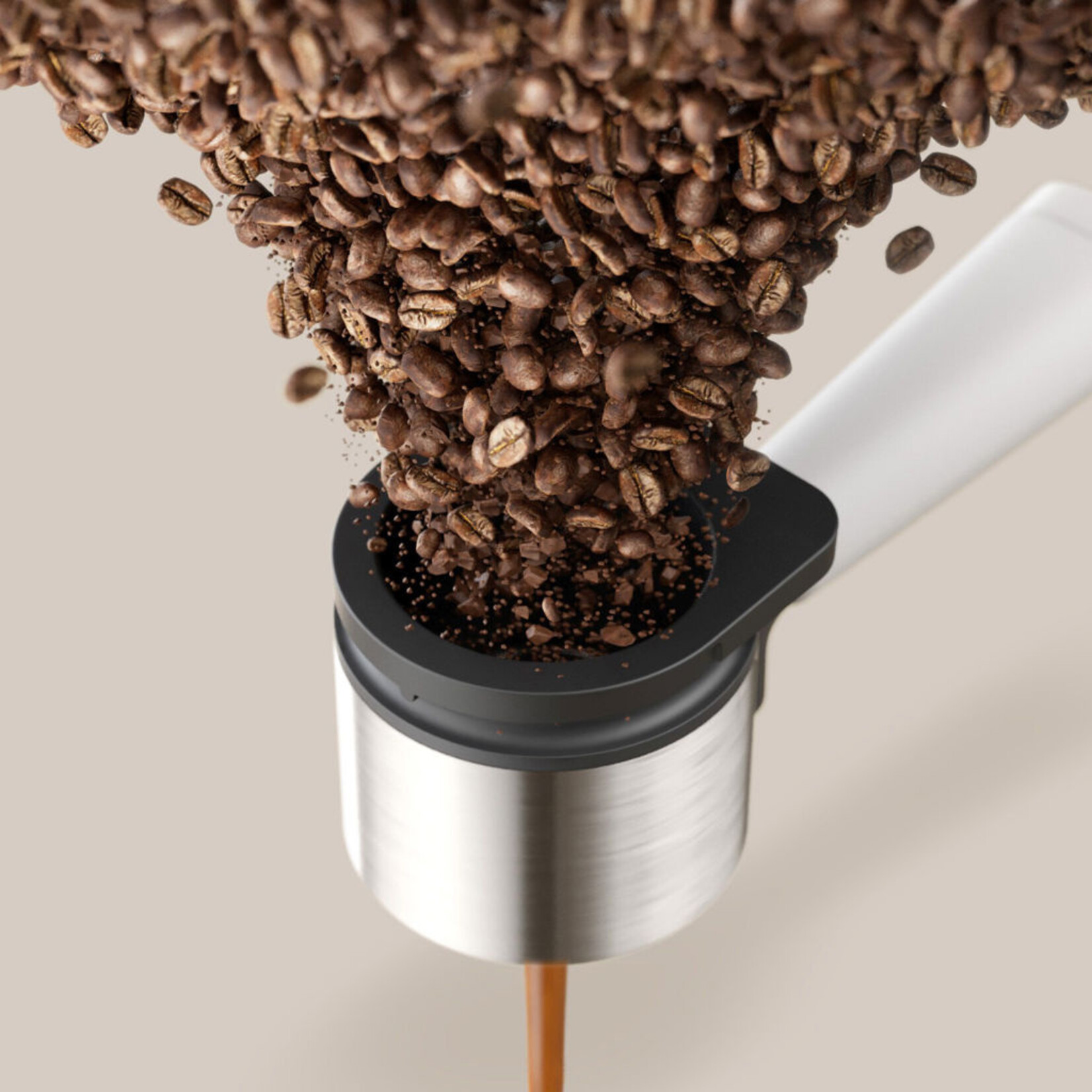 PHILIPS Baristina espresso semi-automatique avec mousseur blanche