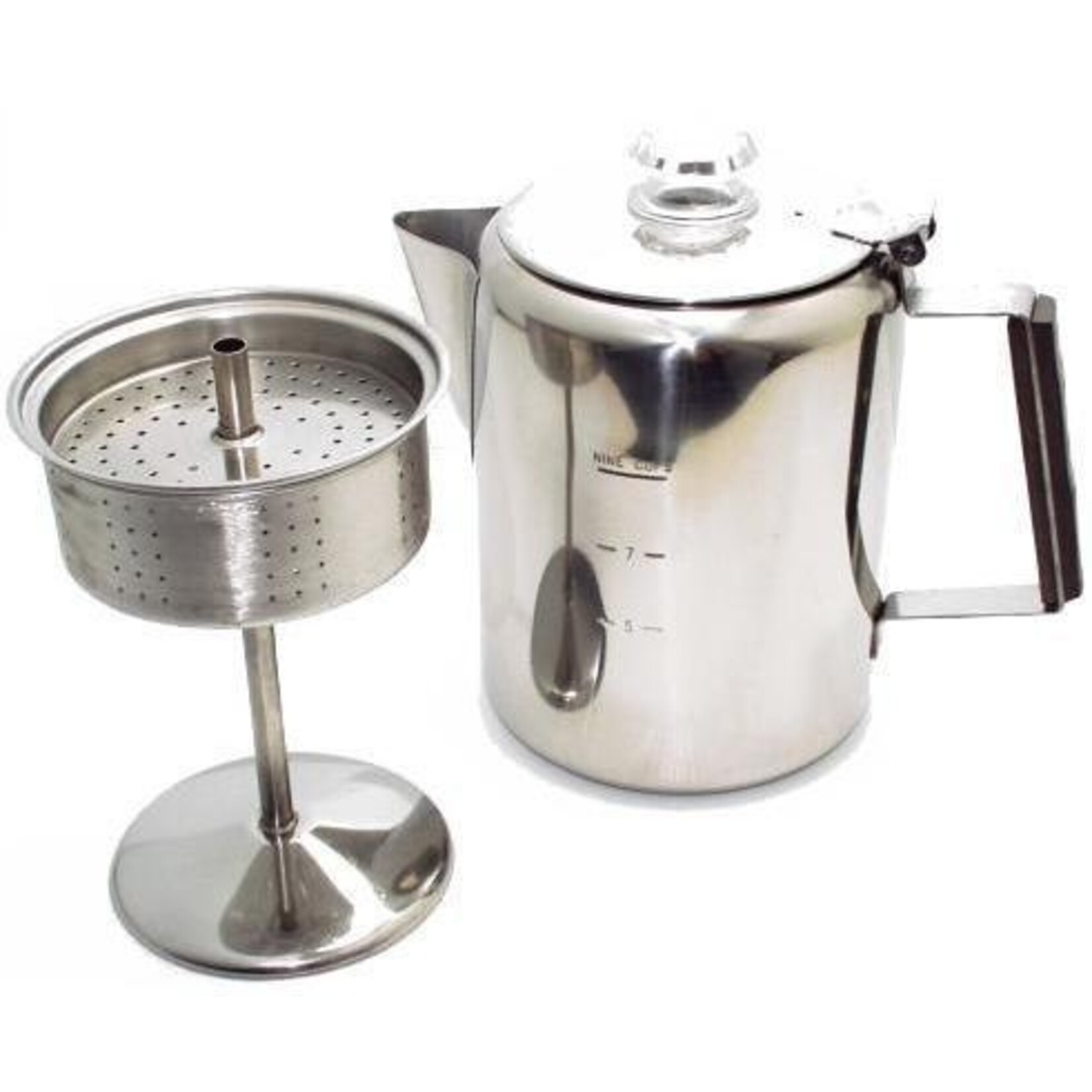 HENLE PRO Percolateur inox 9 tasses