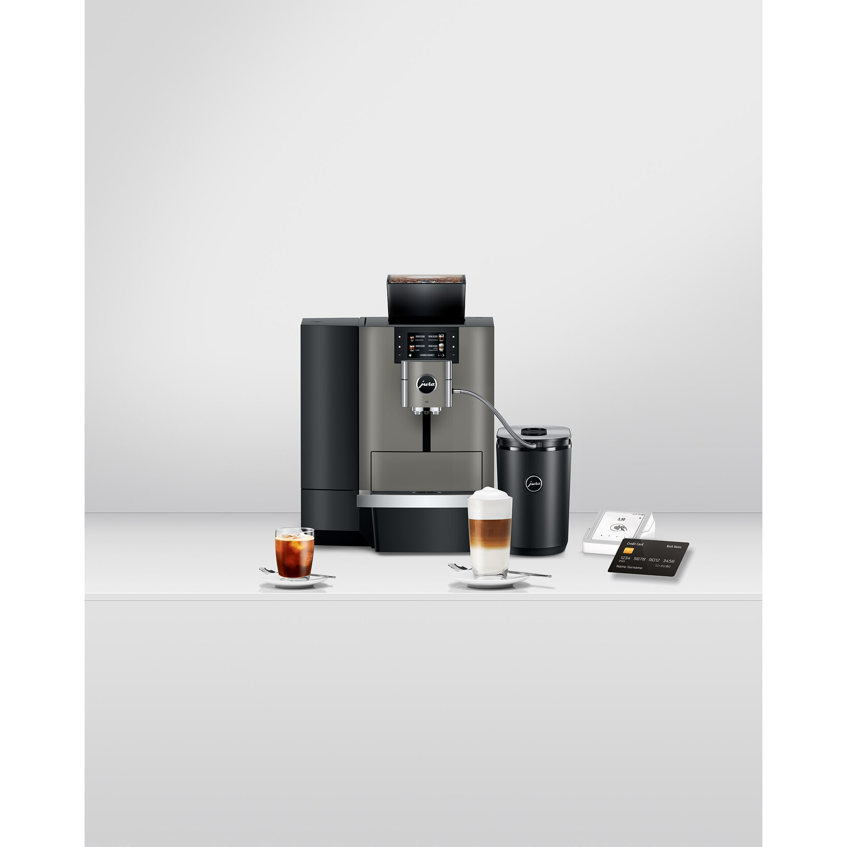 JURA X10 Espresso automatique Dark Inox (Commande spéciale)