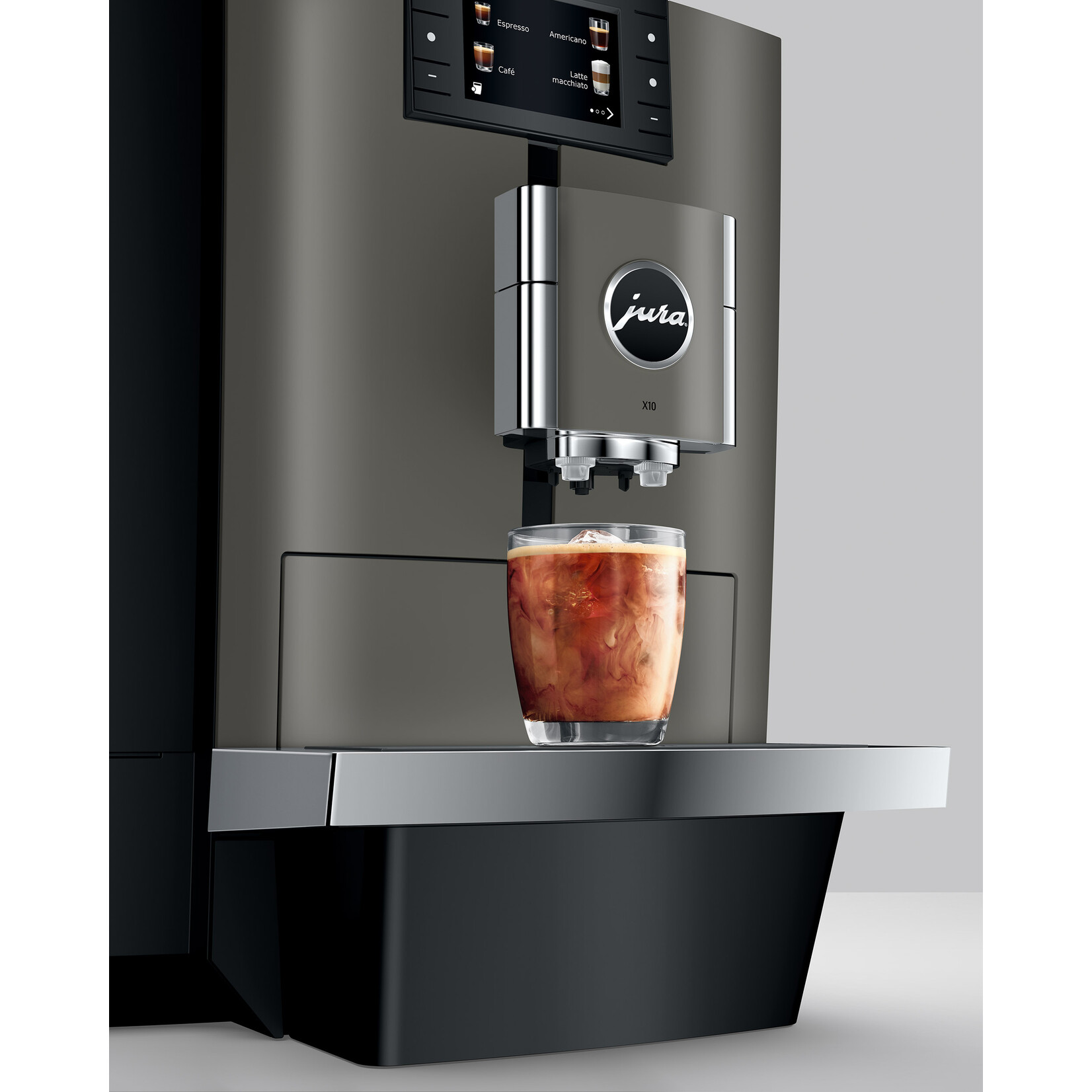 JURA X10 Espresso automatique Dark Inox (Commande spéciale)