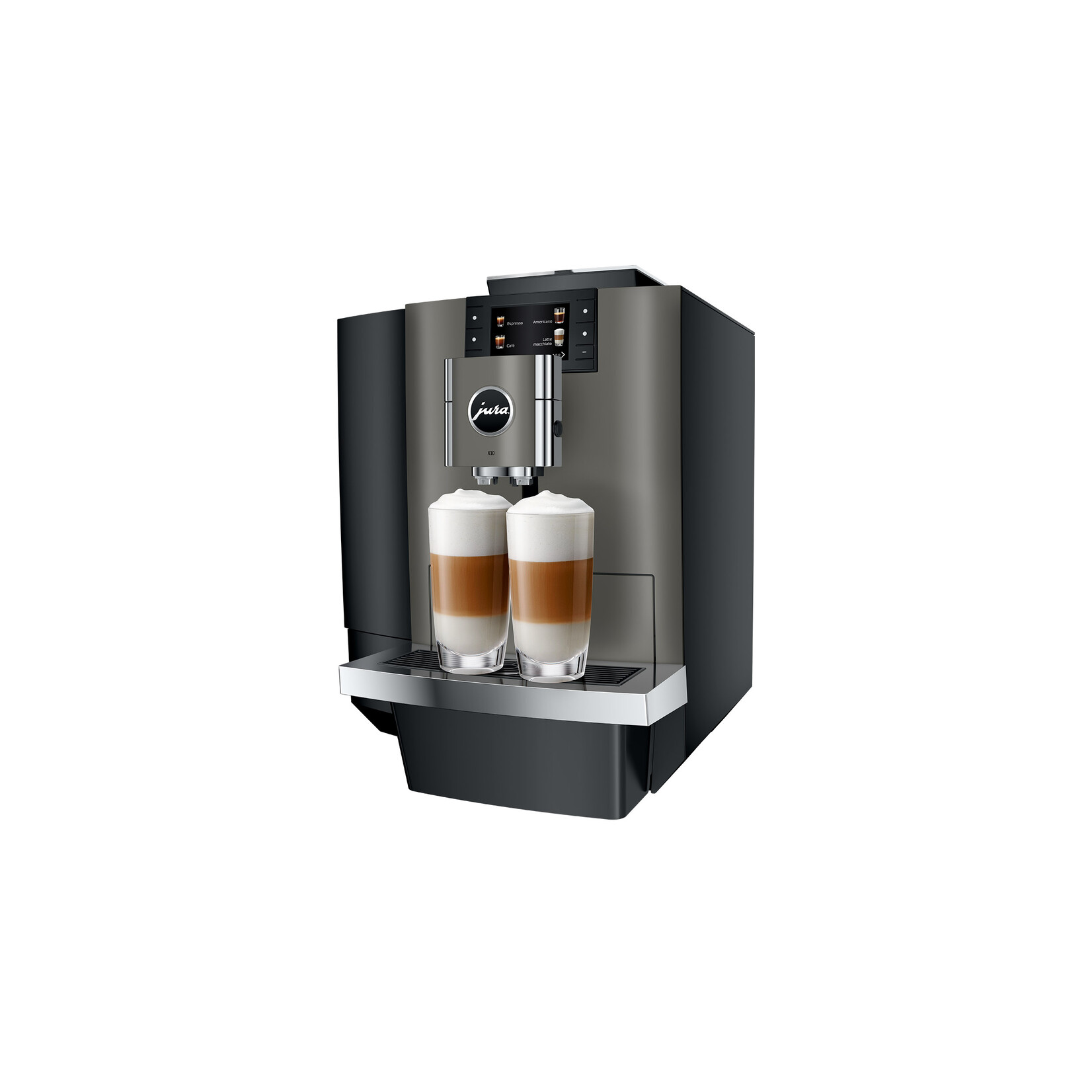 JURA X10 Espresso automatique Dark Inox (Commande spéciale)