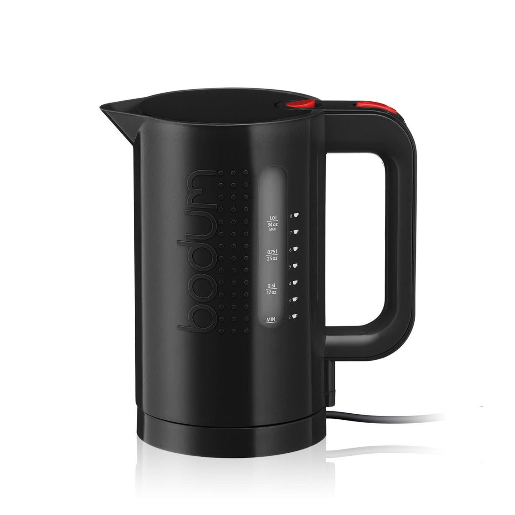 BODUM Bouilloire 1L/34oz noire