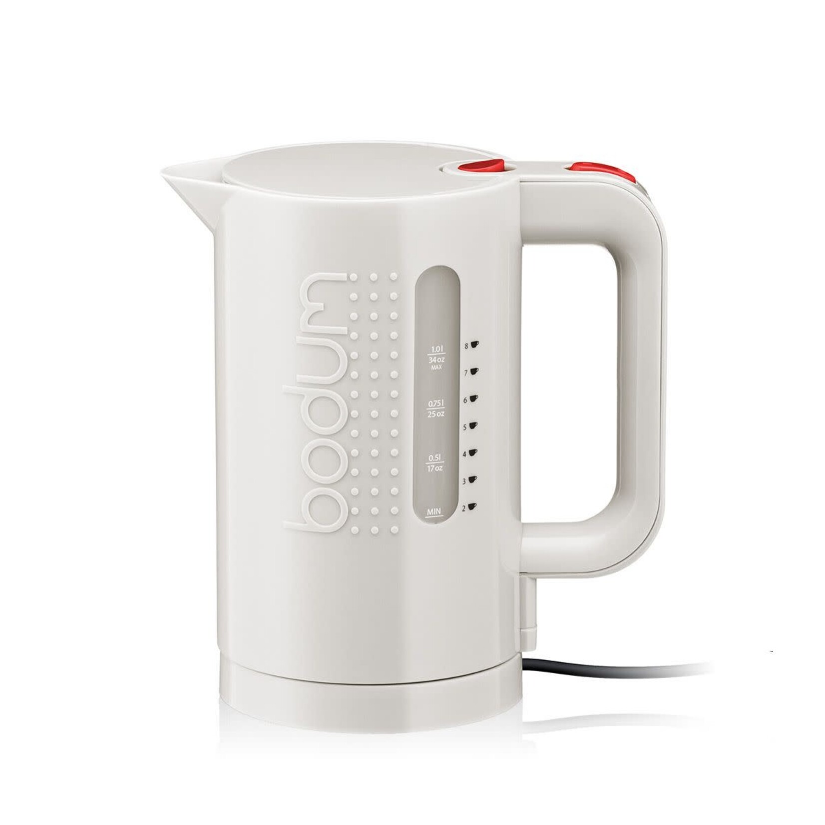 BODUM Bouilloire BISTRO blanche, 1l