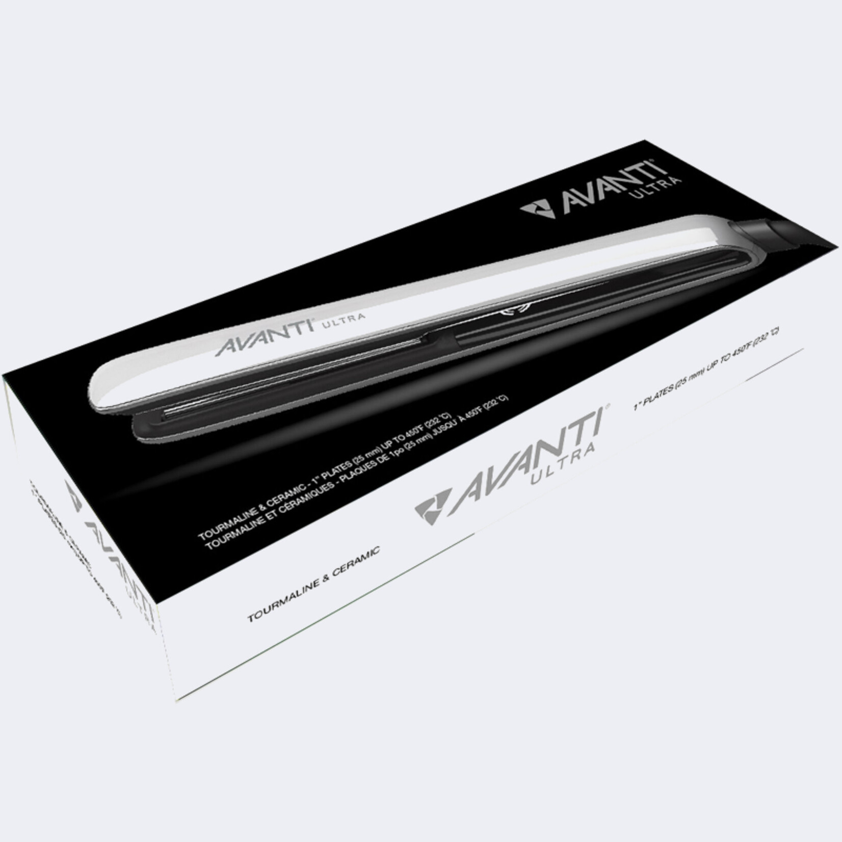 AVANTI 1" Tourmaline & Ceramic Flat Iron