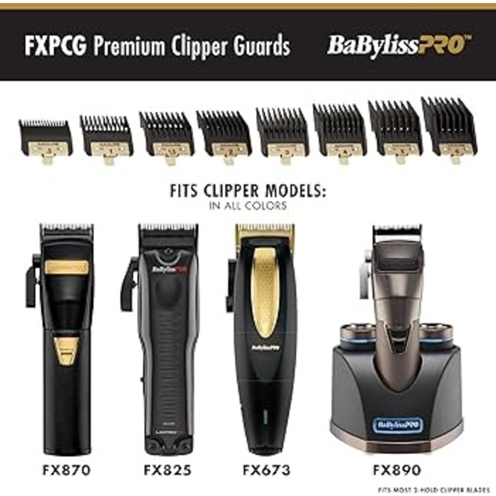 BABYLISS PRO Guides de coupe de haute qualité