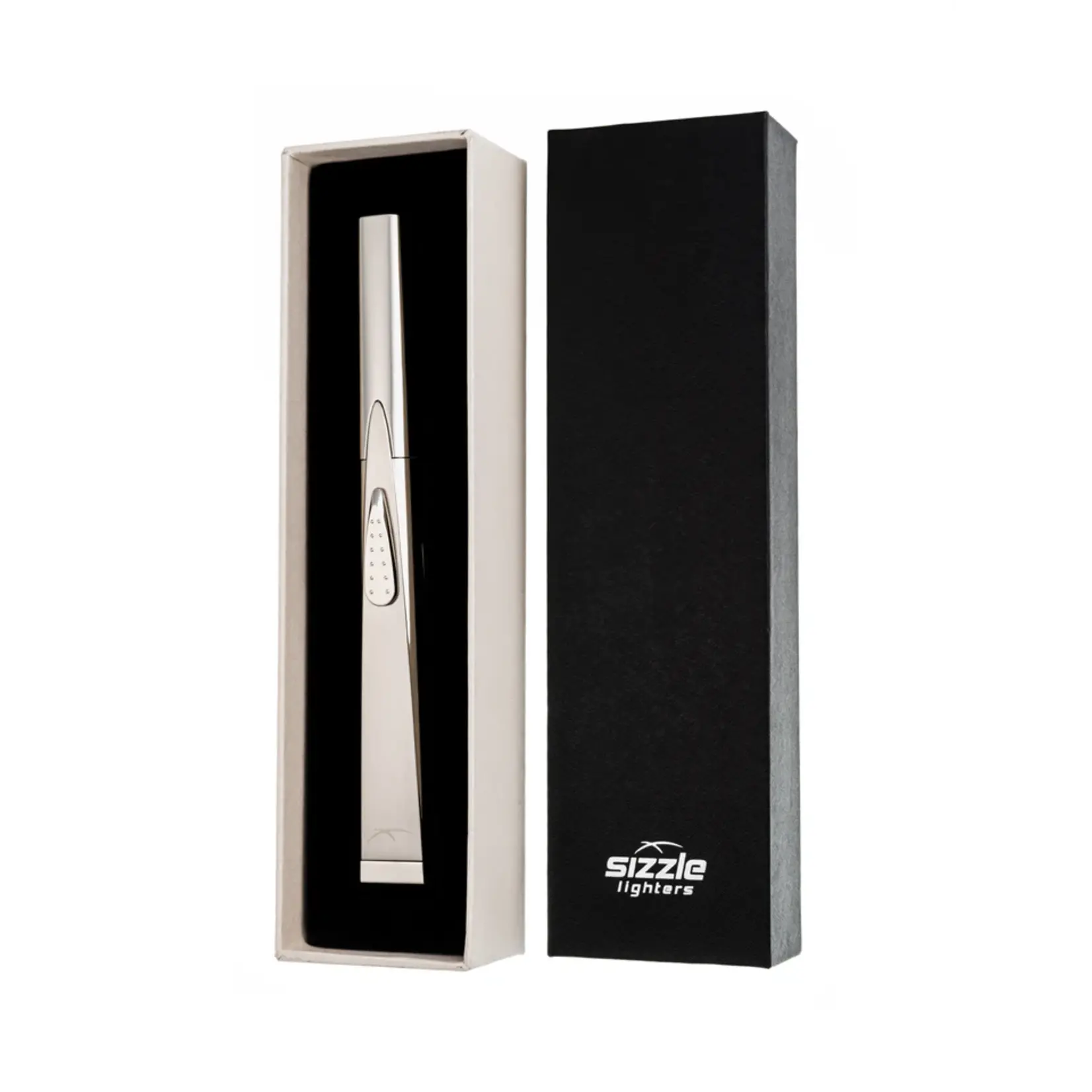 SIZZLE Briquet électronique Sleek Pewter noir