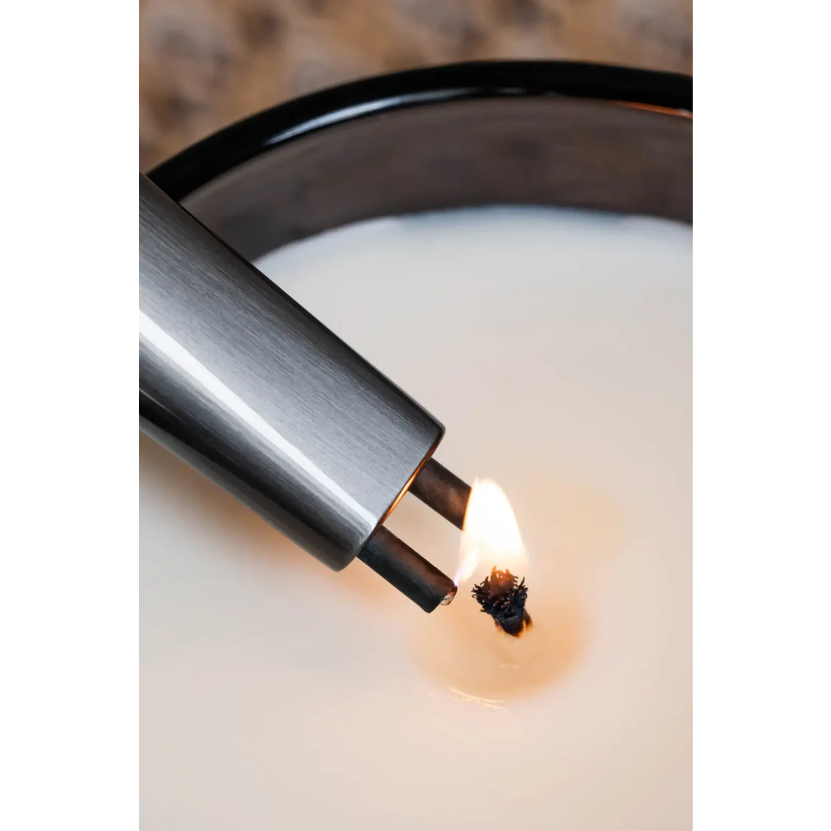SIZZLE Sleek USB Rechargeable Plasma Arc Lighter, Pewter