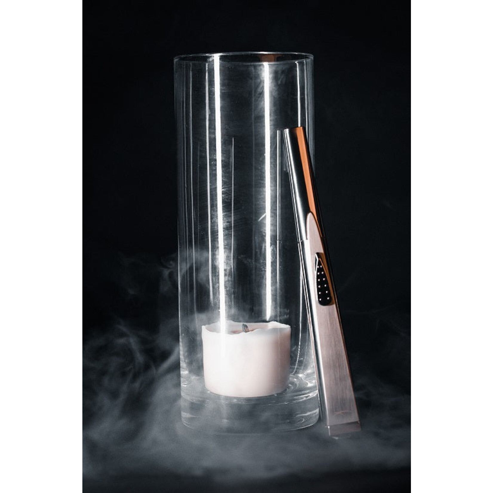 SIZZLE Briquet rechargeable USB Sleek Or rose