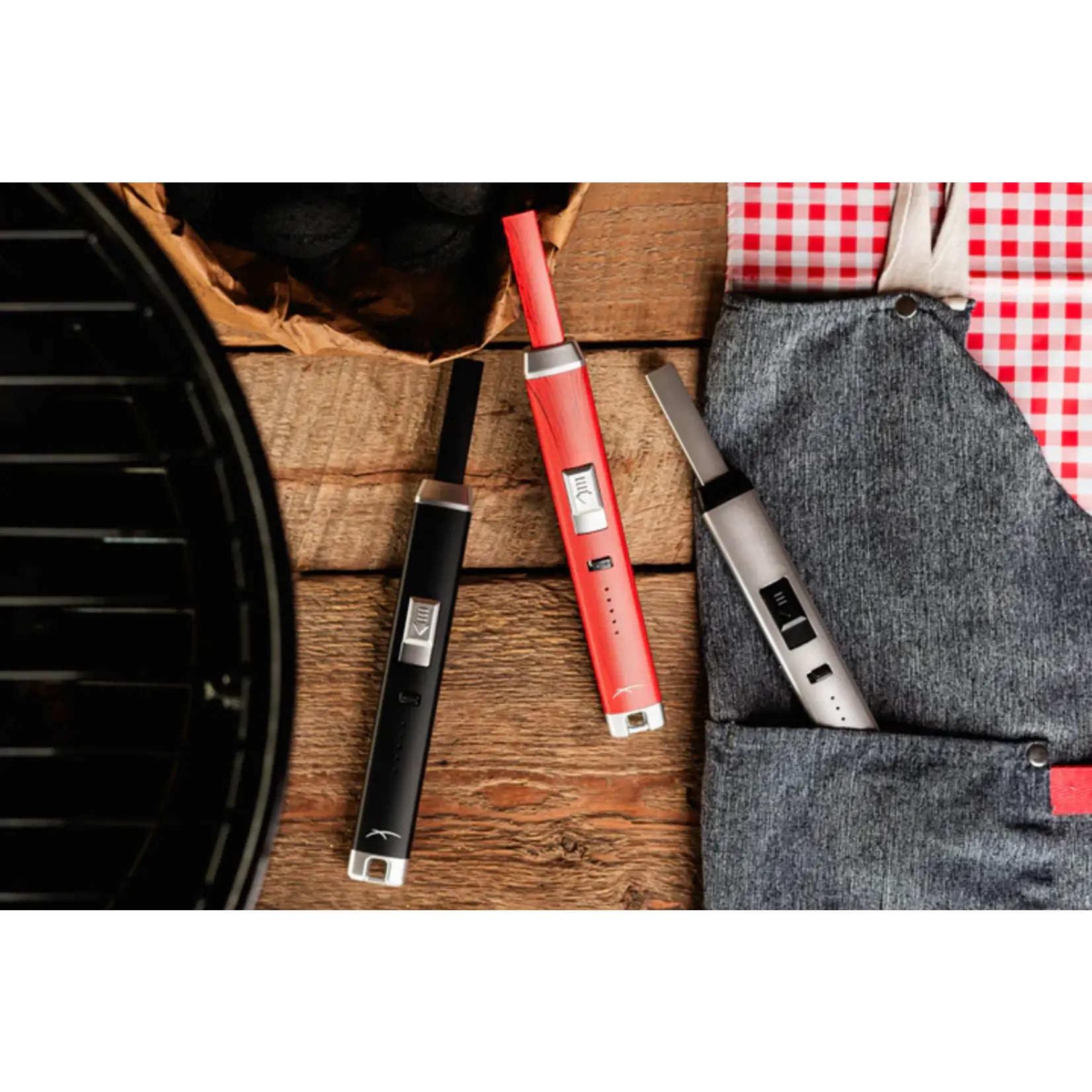 SIZZLE Pitmaster USB Rechargeable Plasma Arc Lighter, Black