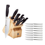 ZWILLING J.A. HENCKELS Ensemble de 8 couteaux FOUR STAR + 8 couteaux à steak