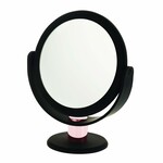 DANIELLE Miroir de vanité noir "Soft touch" 5X/4''