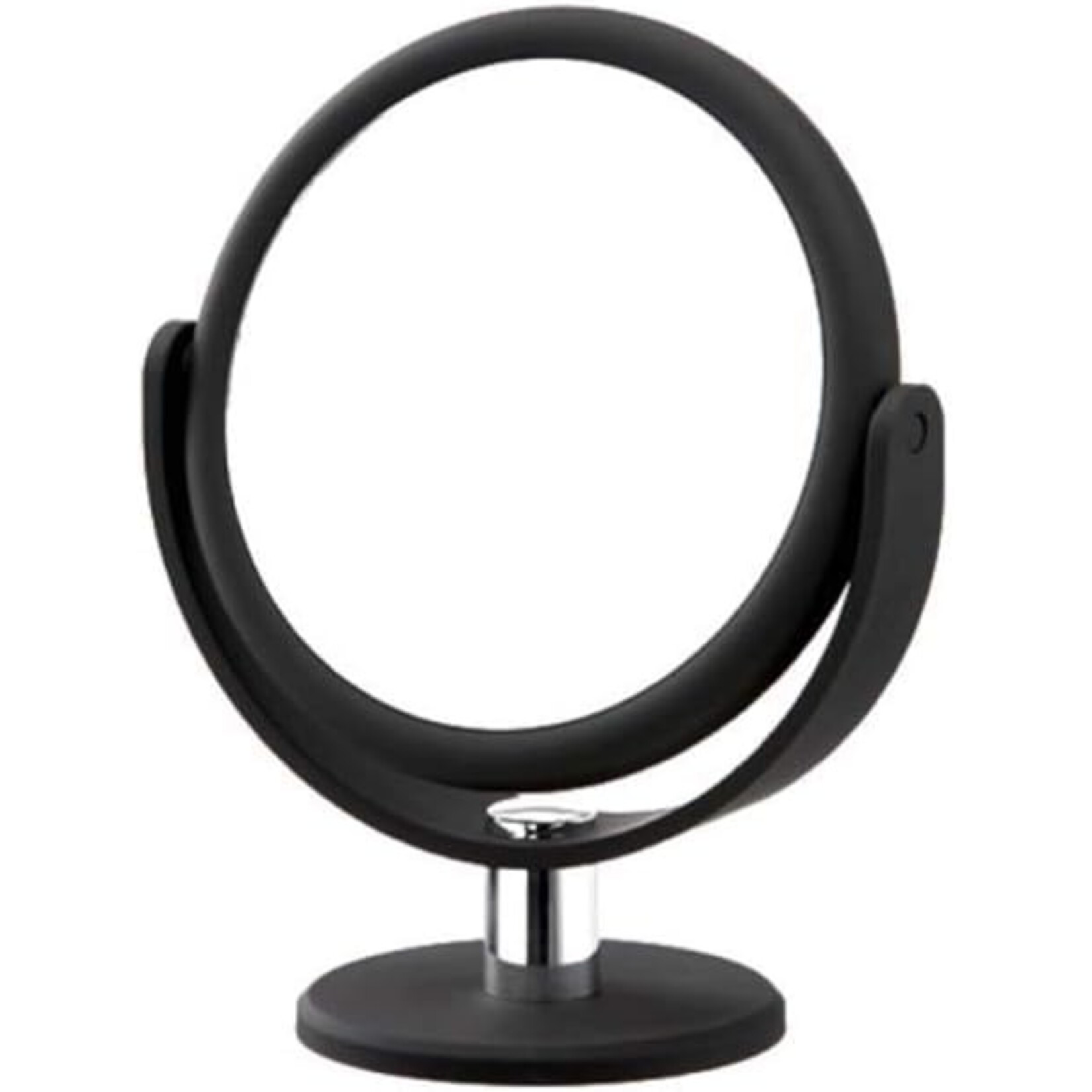 DANIELLE Miroir de vanité noir "Soft touch" 12X/4''