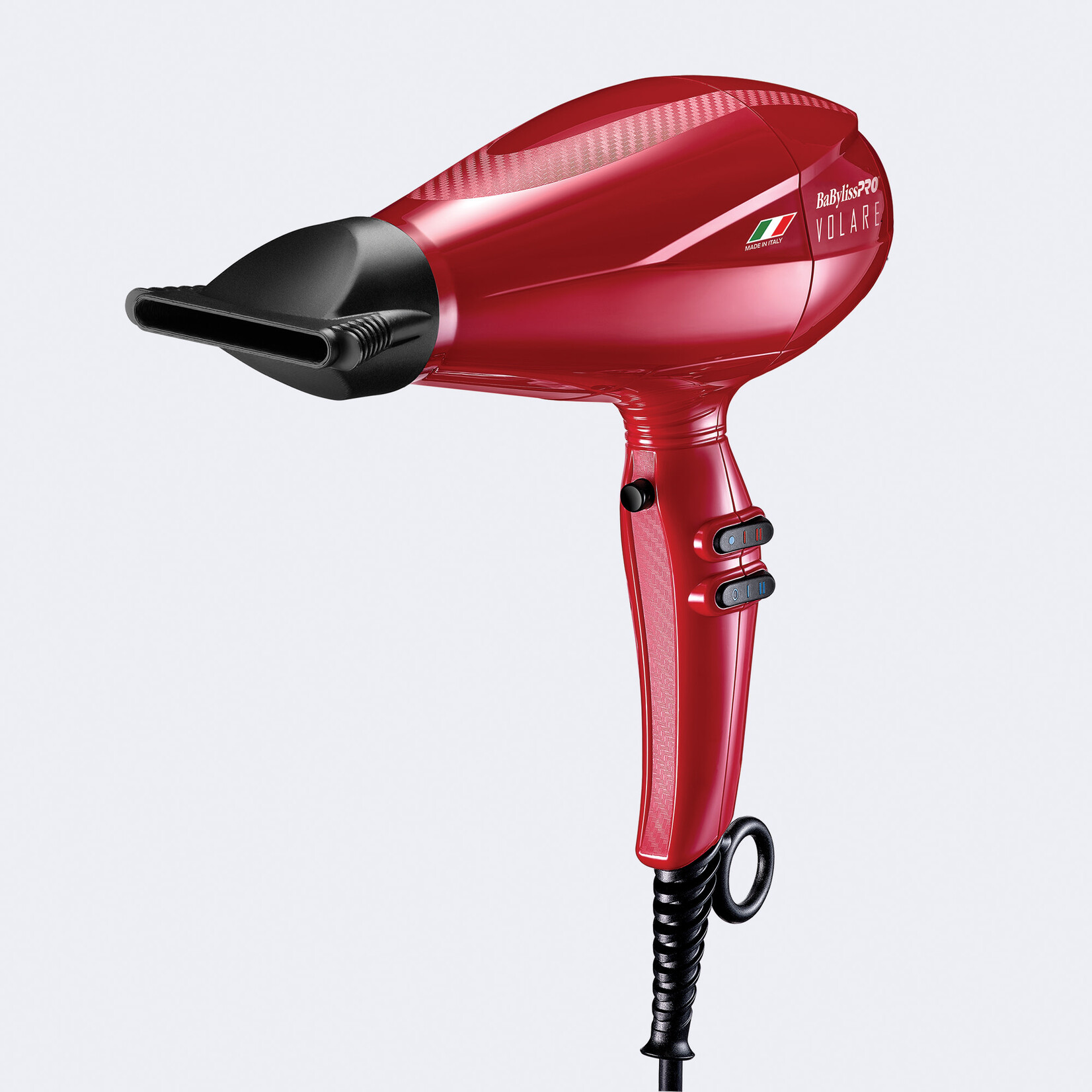 BABYLISS PRO Séchoir AC ionique/nanotitanium rouge