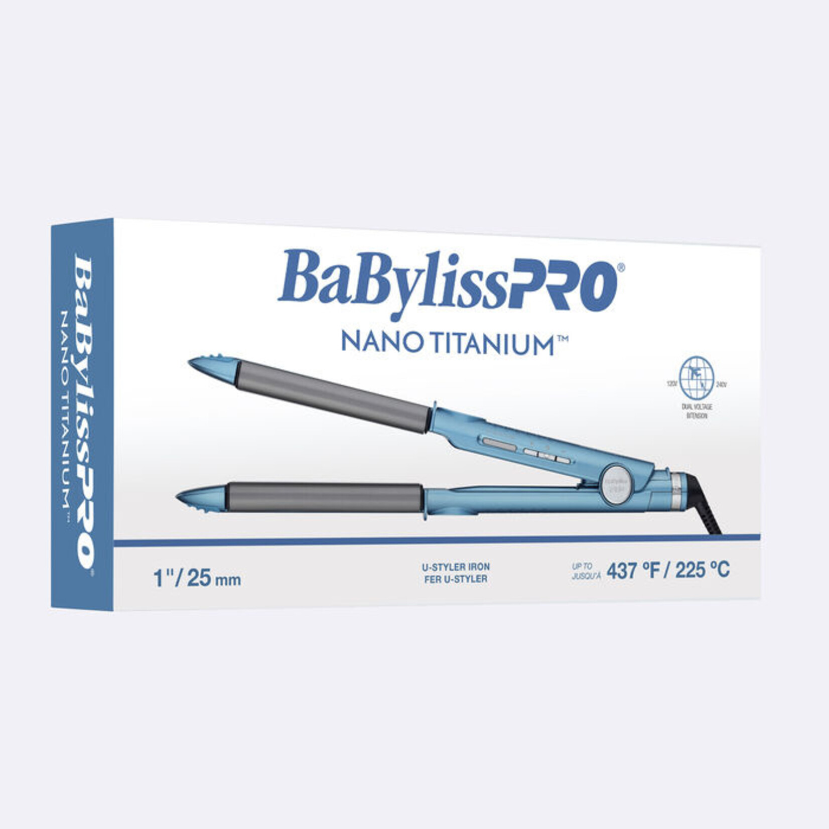 BABYLISS PRO Nano Titanium™ 1" U-Styler Iron