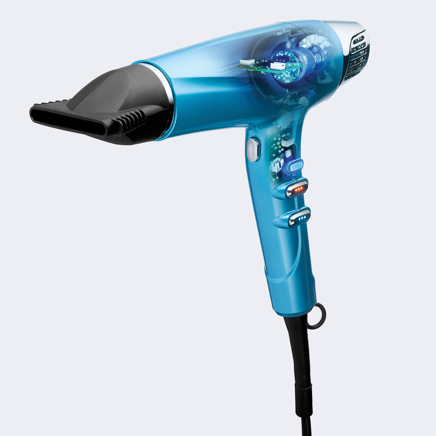 BABYLISS PRO Hair dryer Nano Titanium ionic - blue