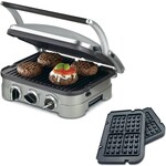 CUISINART Grill intérieur 5 en 1 chrome