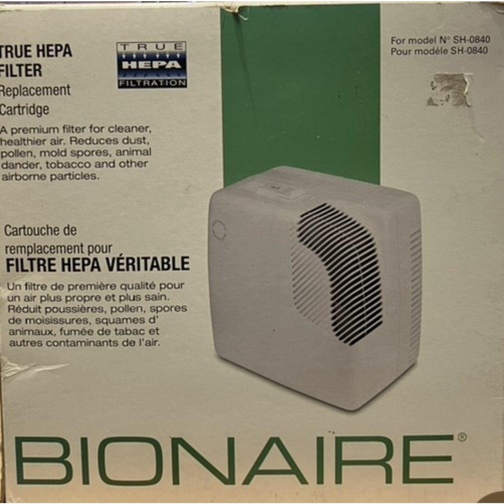 BIONAIRE Filtre Hepa pour modèle SH-0840