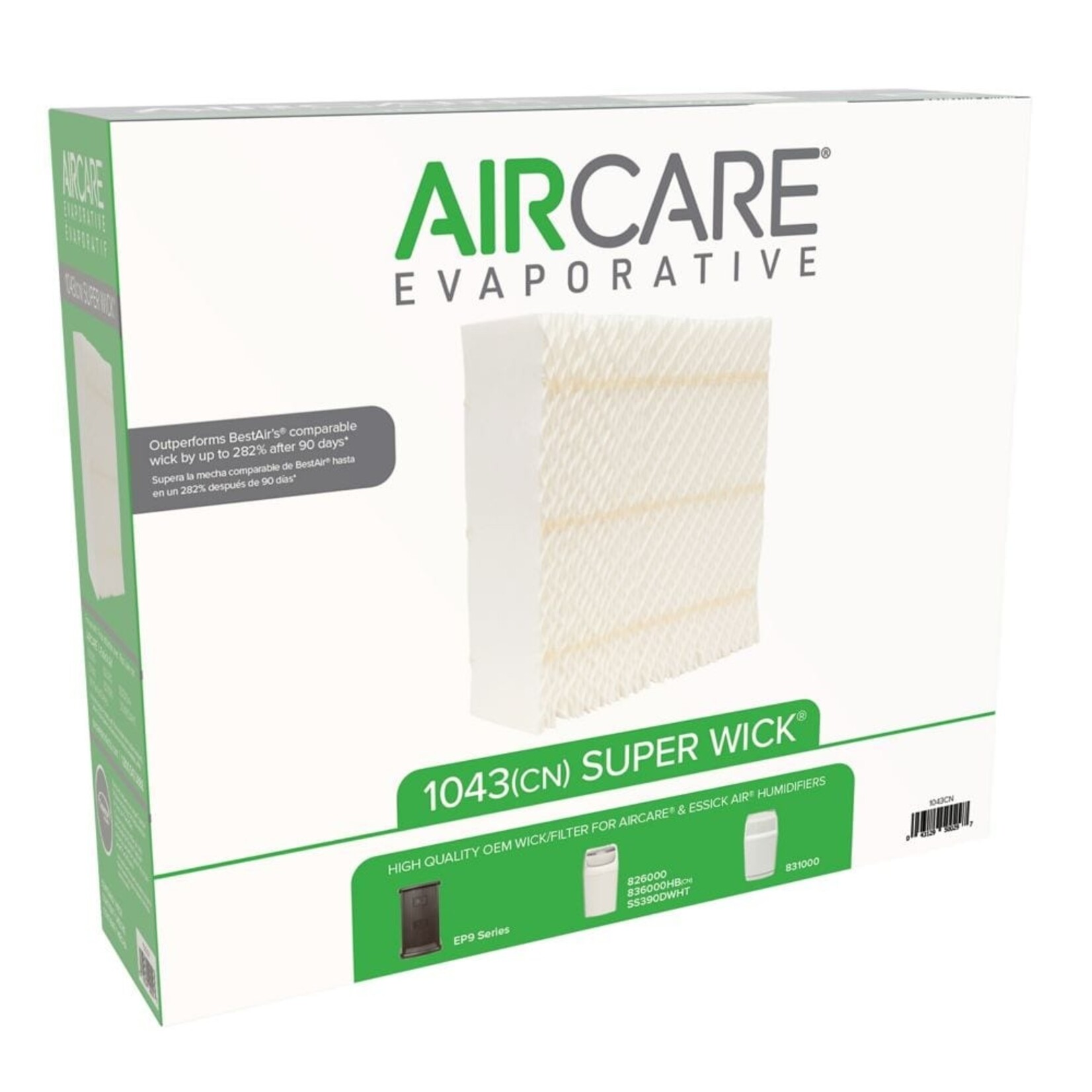 AIRCARE 1043CN-FILTRE MÈCHE BEMIS (AIRCARE)
