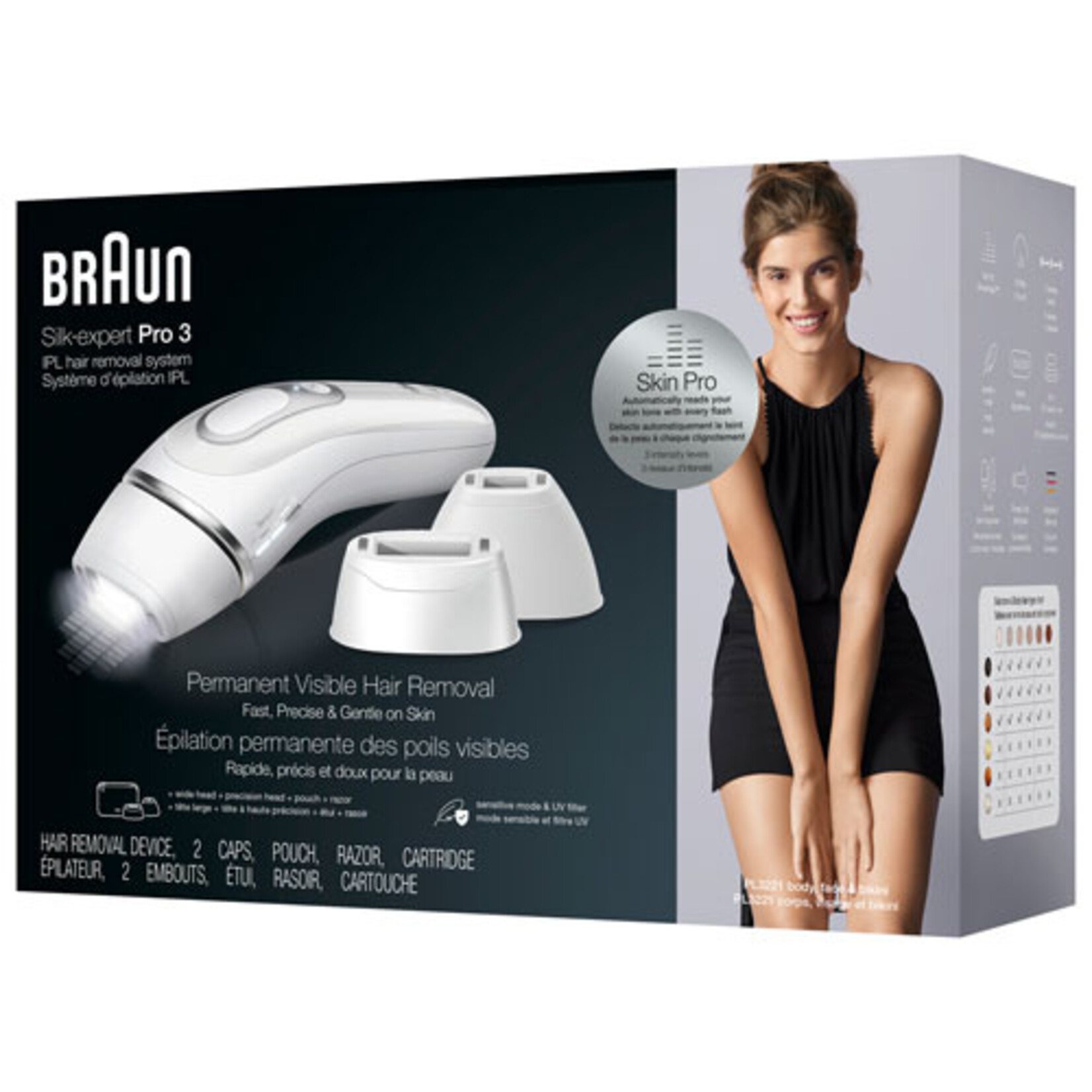 BRAUN Silk Expert Pro 3 Dry IPL Hair Removal System