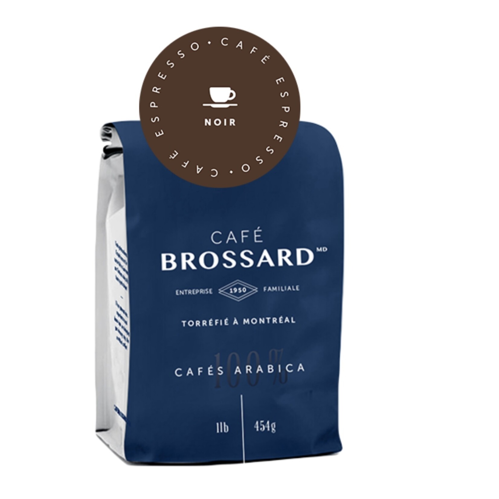 CAFÉ BROSSARD Café Espresso Noir  454g
