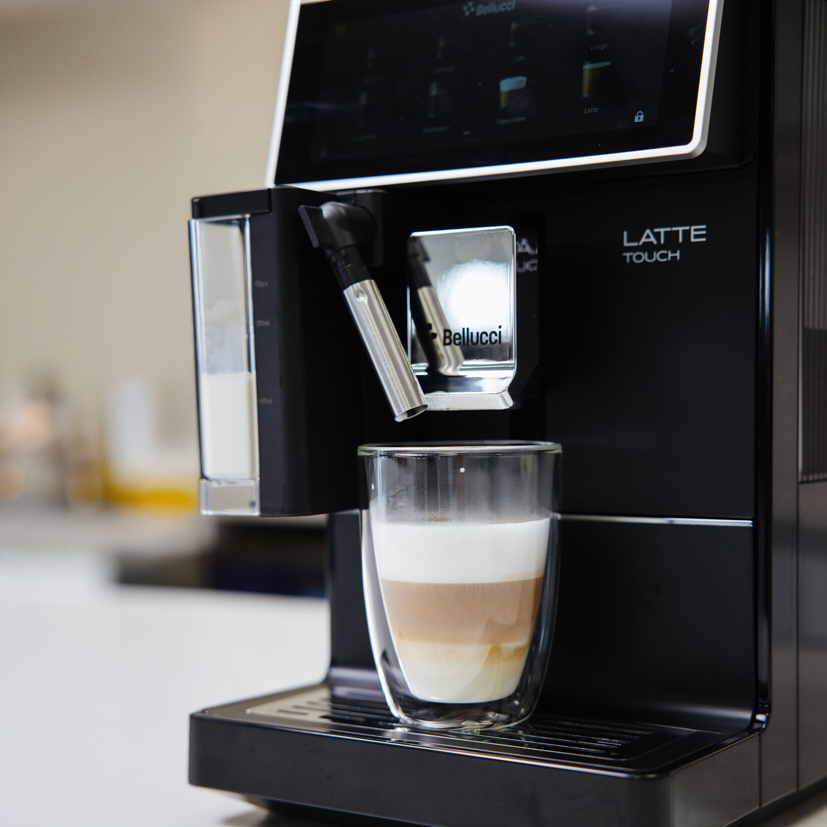 BELLUCCI Latte Touch Automatic Coffee Machine - Black